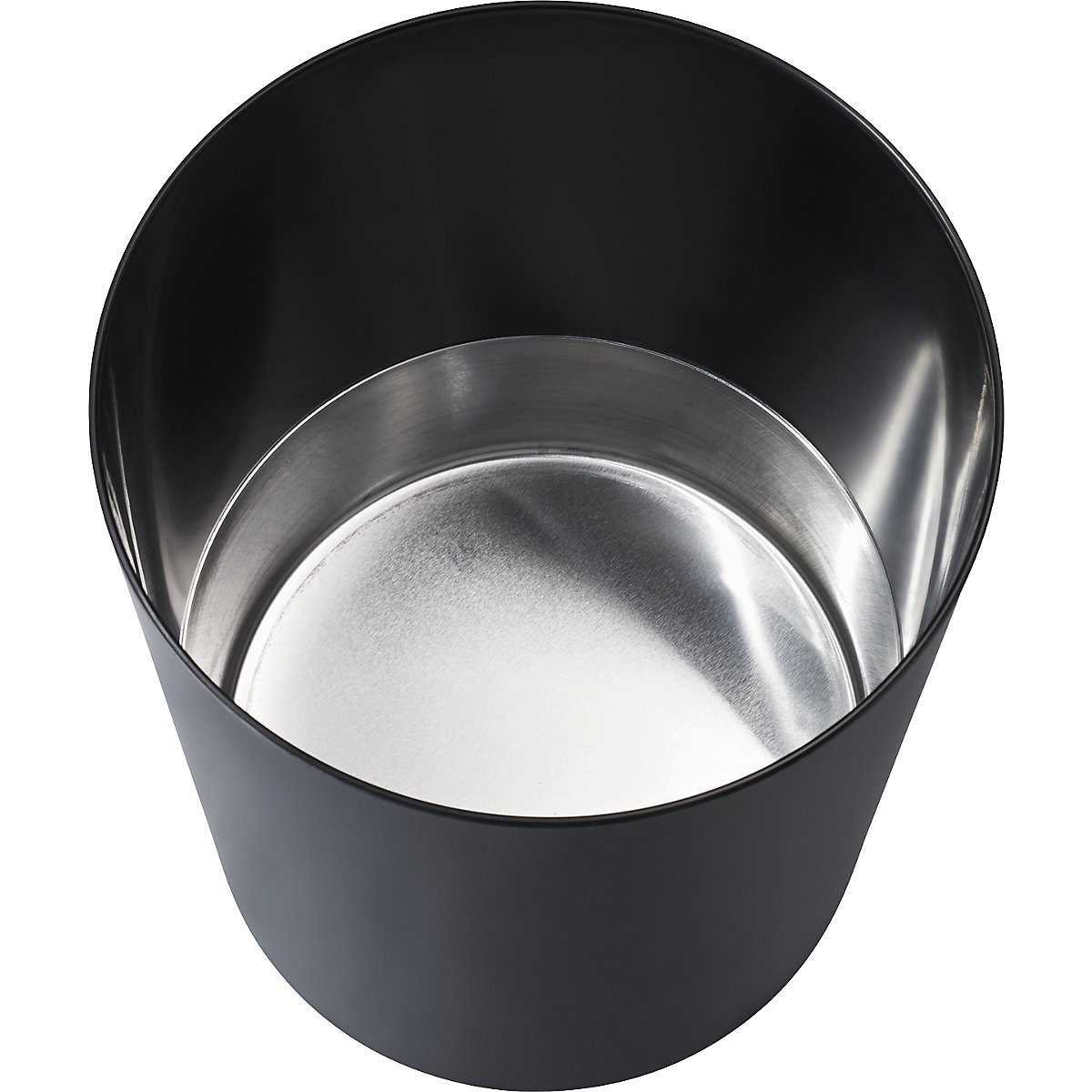 Papelera de seguridad con pieza insertada de aluminio – ZWINGO (Imagen del producto 2)-1