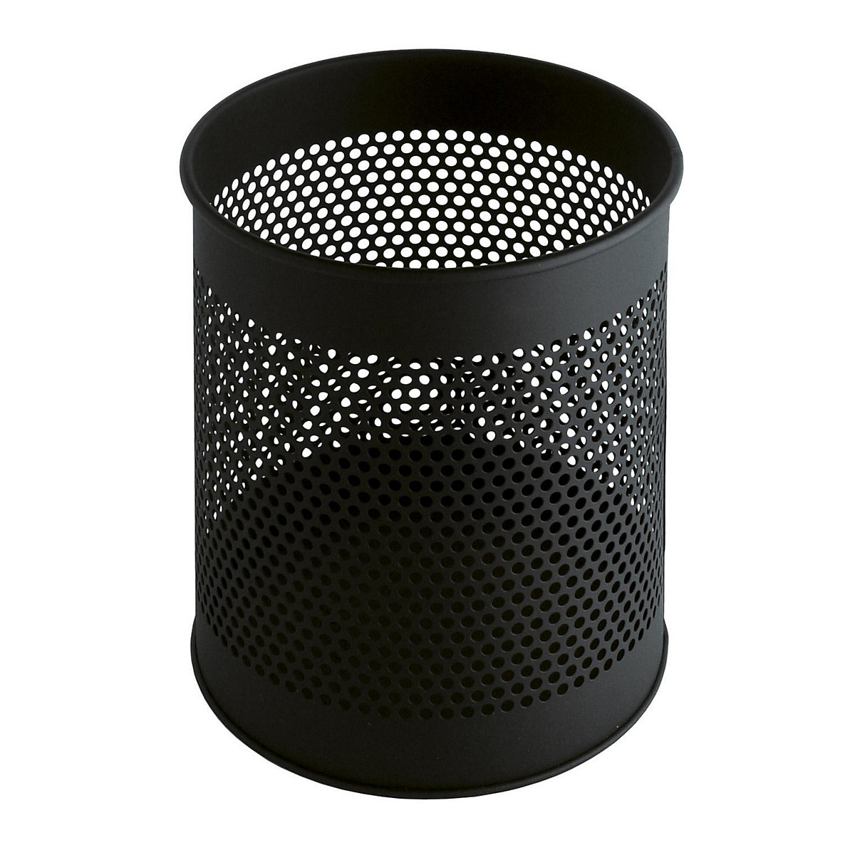 Papelera perforada, redonda