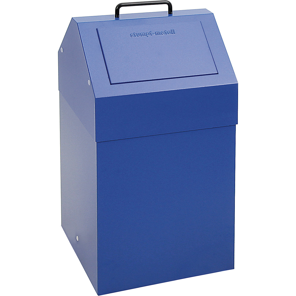 Recipiente con trampilla para separar materiales