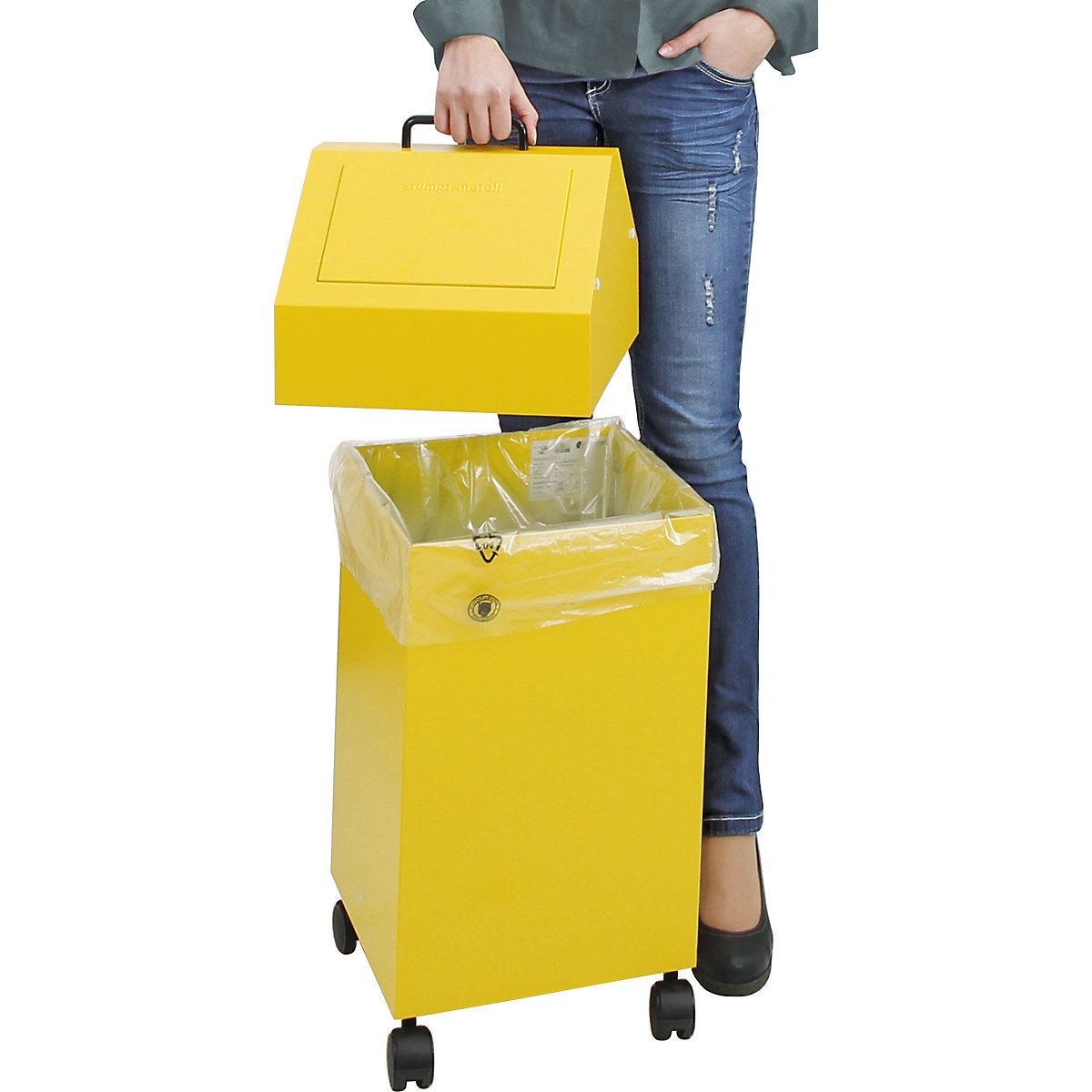 Recipiente con trampilla para separar materiales (Imagen del producto 5)-4