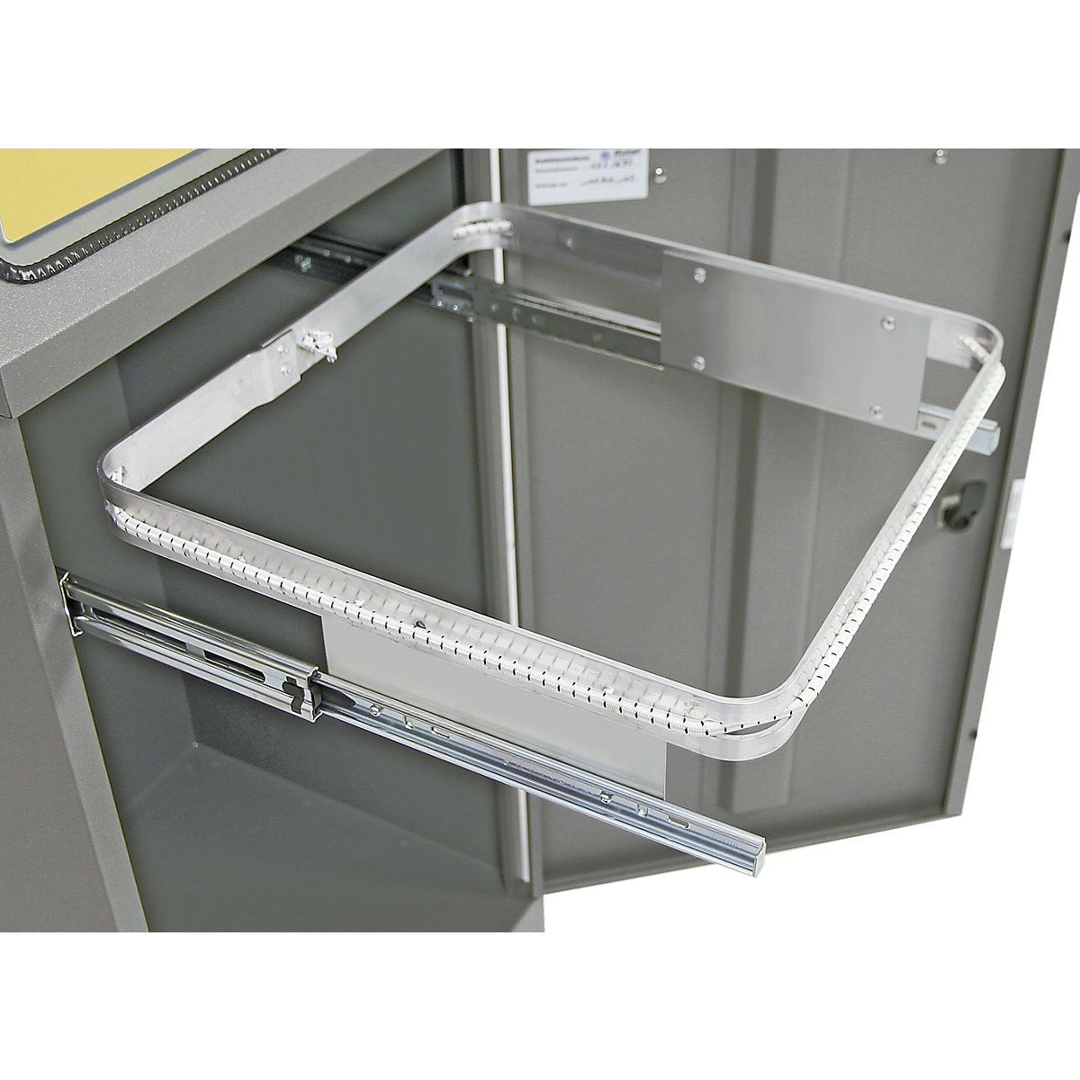 Recipiente para separar materiales, trampilla accionada a mano (Imagen del producto 7)-6