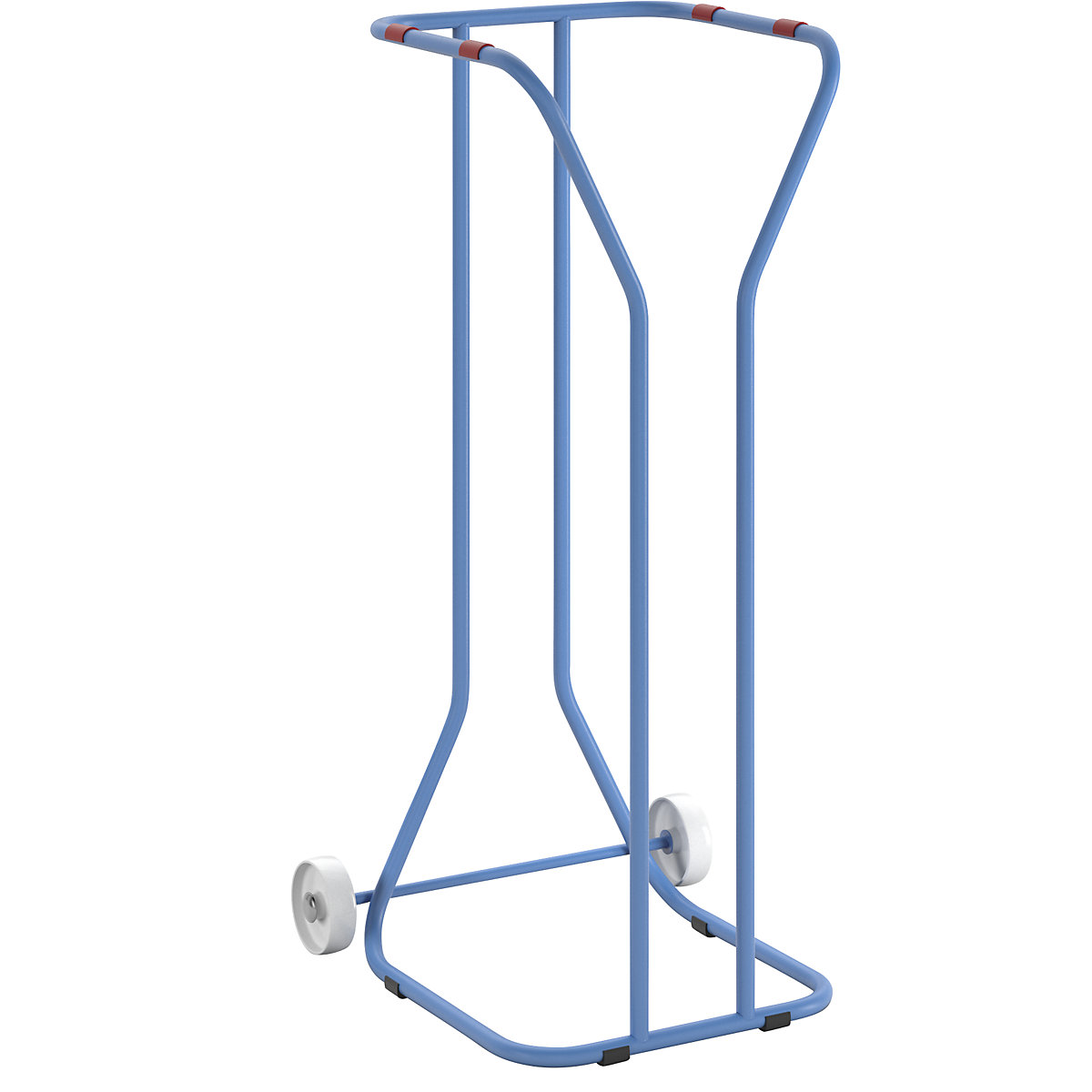 Portabolsa de basura de gran capacidad para separar materiales, acero &ndash; eurokraft pro