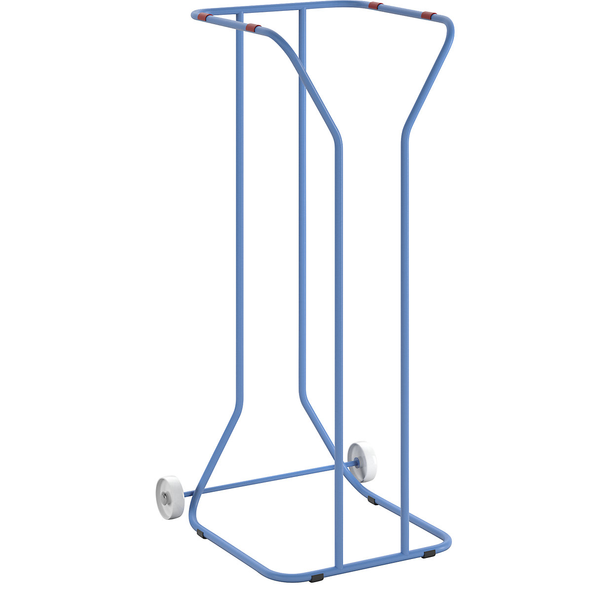 Portabolsa de basura de gran capacidad para separar materiales, acero &ndash; eurokraft pro
