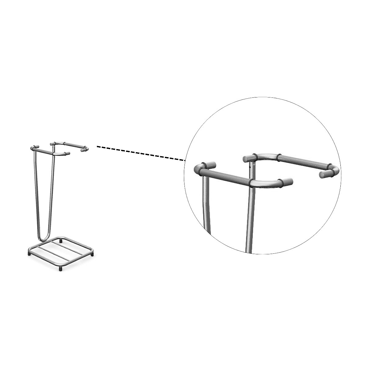 Soporte para bolsas de basura sin tapa (Imagen del producto 6)-5