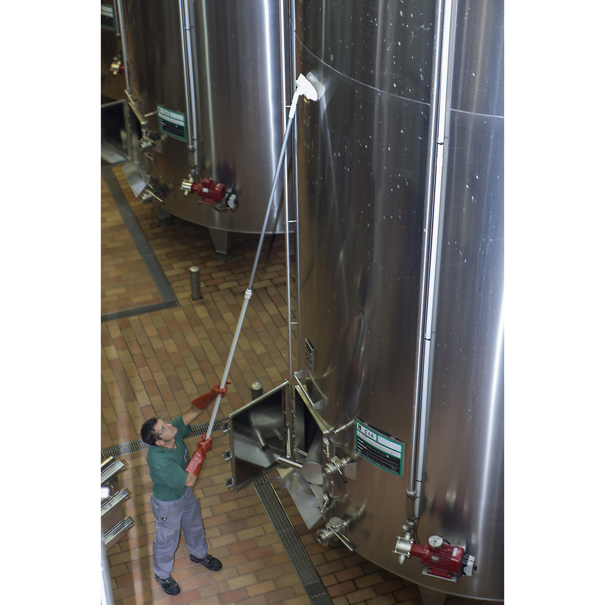 Palo telescópico, ergonómico – Vikan (Imagen del producto 4)-3