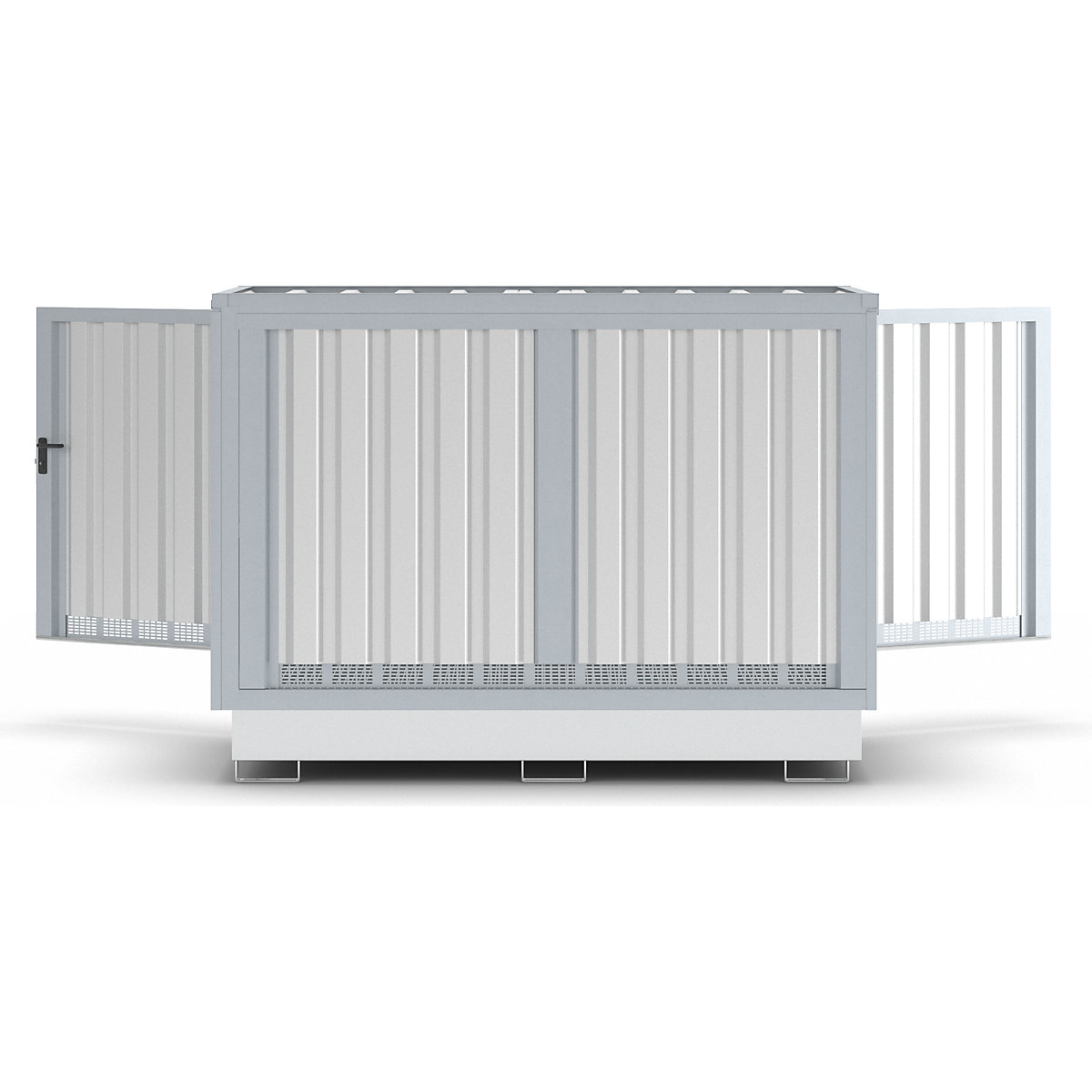 Unitate de depozitare din oțel pentru substanțe periculoase – eurokraft pro (Imagine produs 7)-6