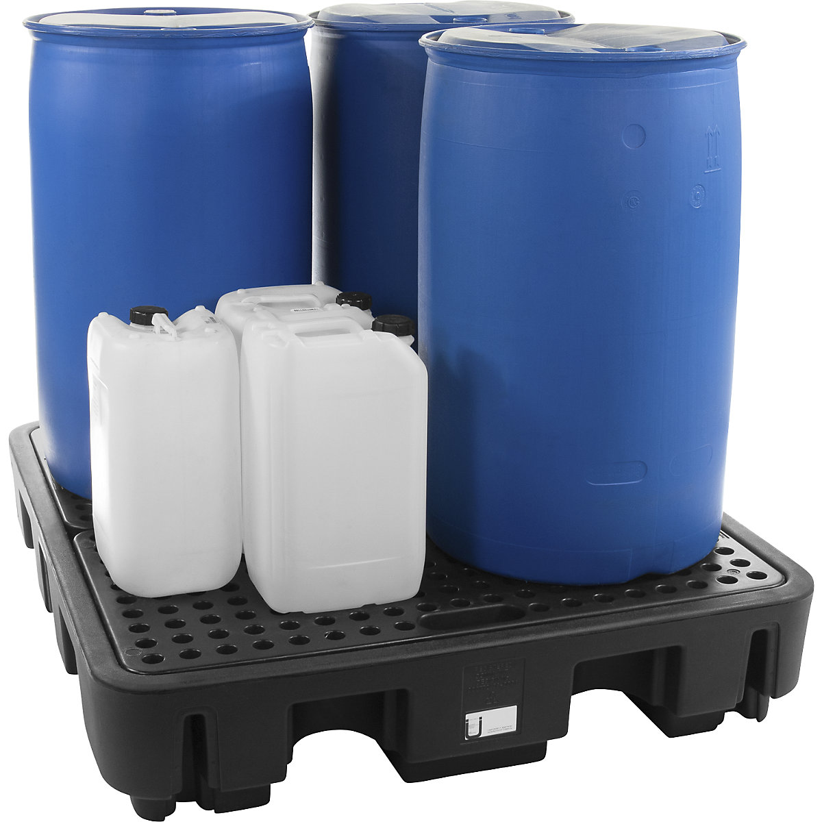 Vană de captare din PE pentru 4 butoaie x 200 l (Imagine produs 5)-4