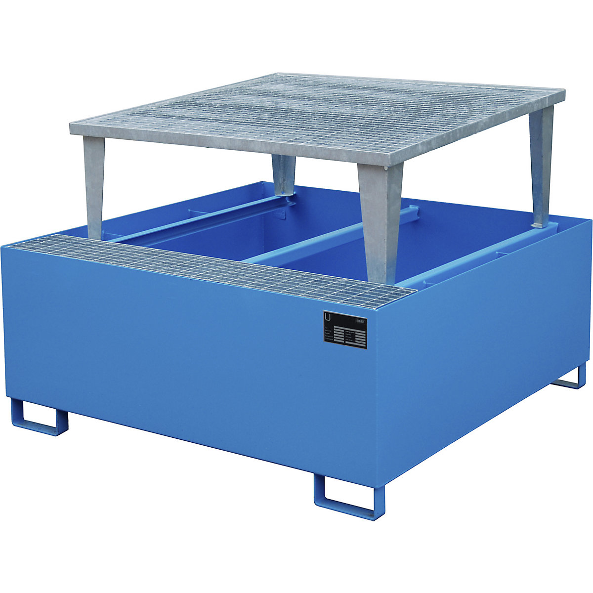 Vană de captare din oțel pentru container tip cisternă IBC / KTC – eurokraft pro (Imagine produs 2)-1