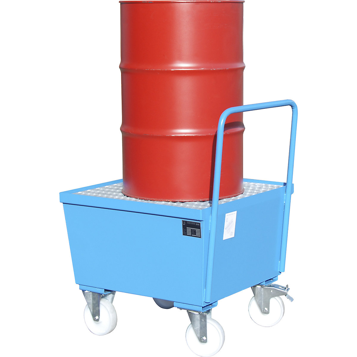 Vană de captare mobile din oțel cu profiluri pentru margini – eurokraft pro (Imagine produs 3)-2