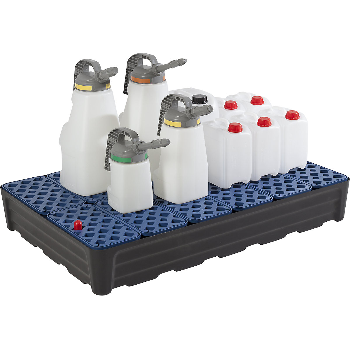 Vană din PE universală pentru recipiente mici – eurokraft pro (Imagine produs 3)-2