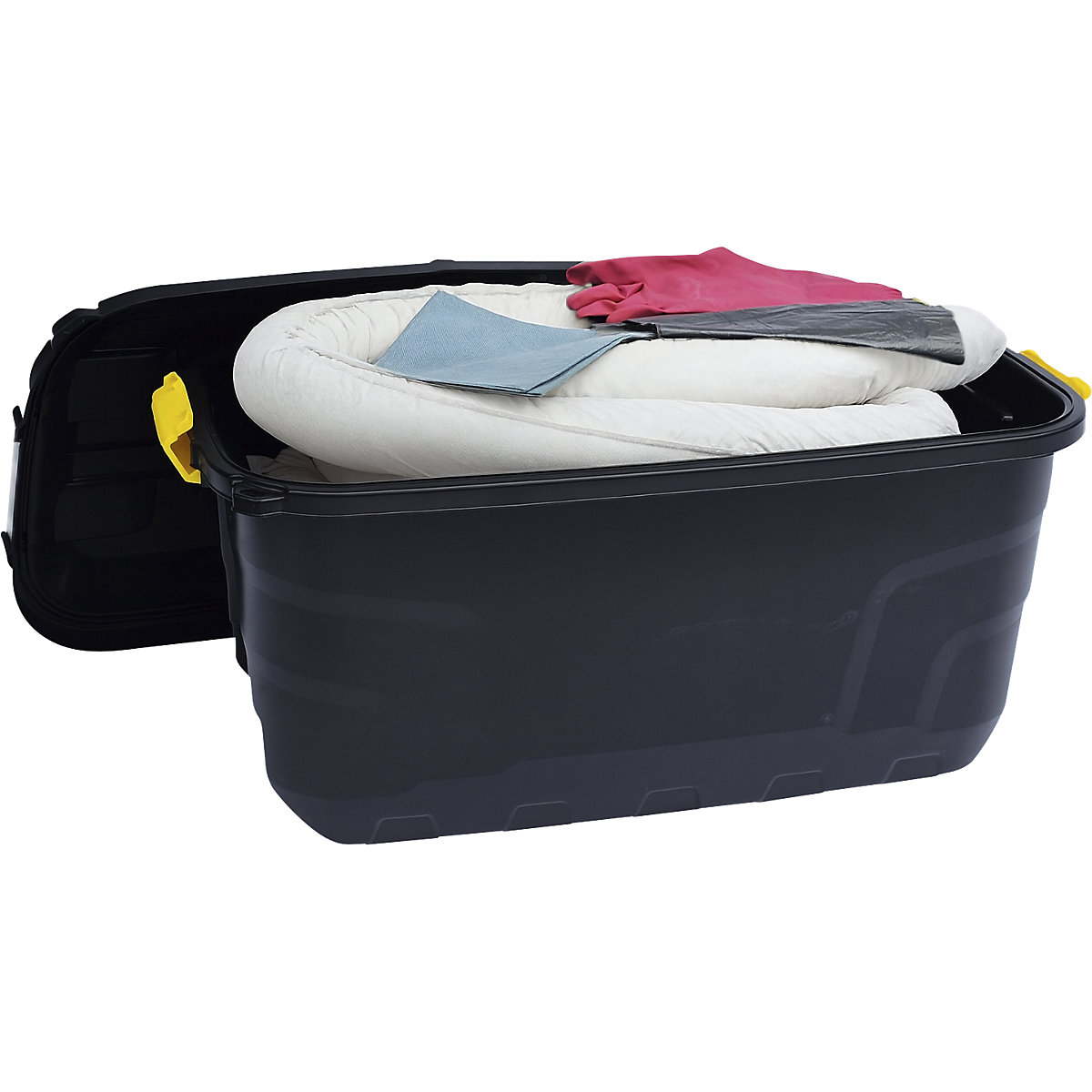 Set de urgență pentru scurgeri în cutie cu roți – eurokraft basic (Imagine produs 4)-3