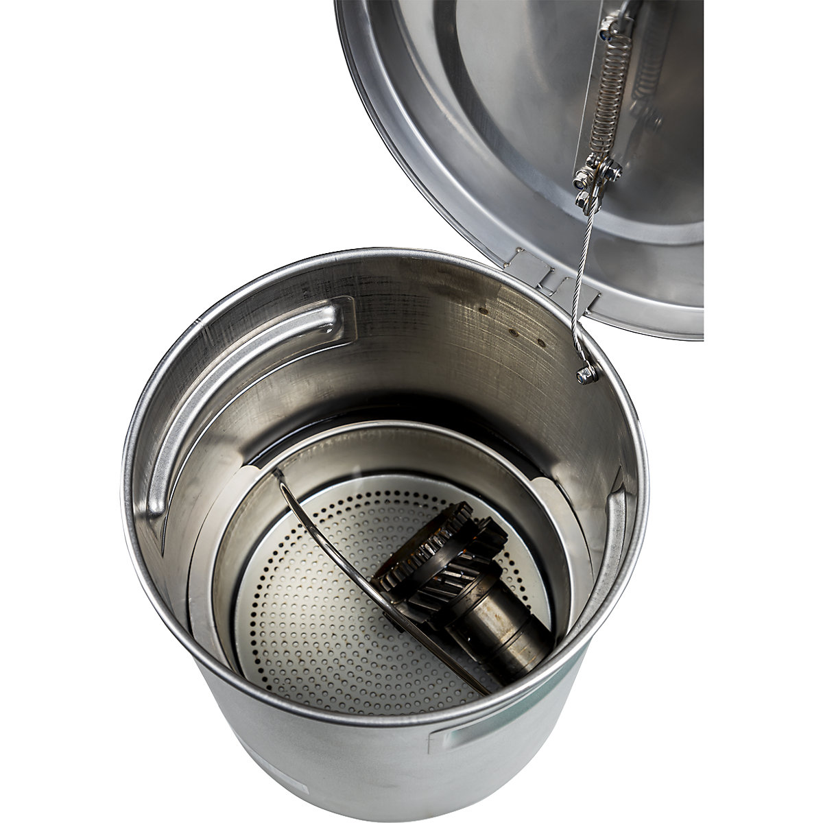 Dispozitiv pentru curățarea pieselor mici, capacitate 8 l (Imagine produs 5)-4