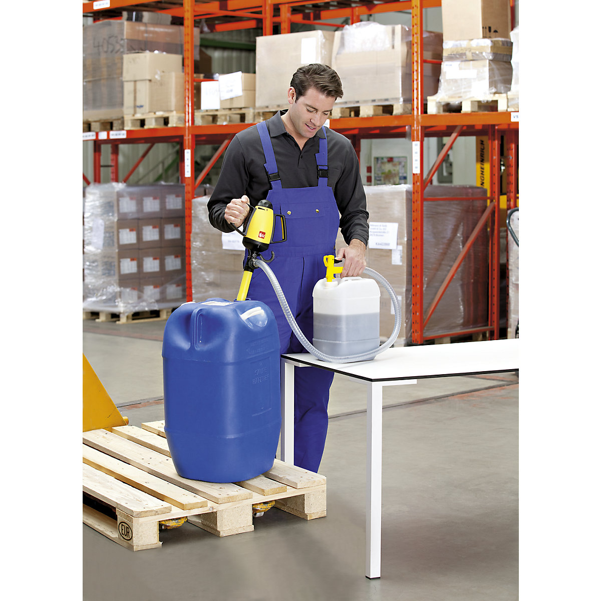 Set de pompare pentru containere, pompă electrică – Lutz (Imagine produs 2)-1