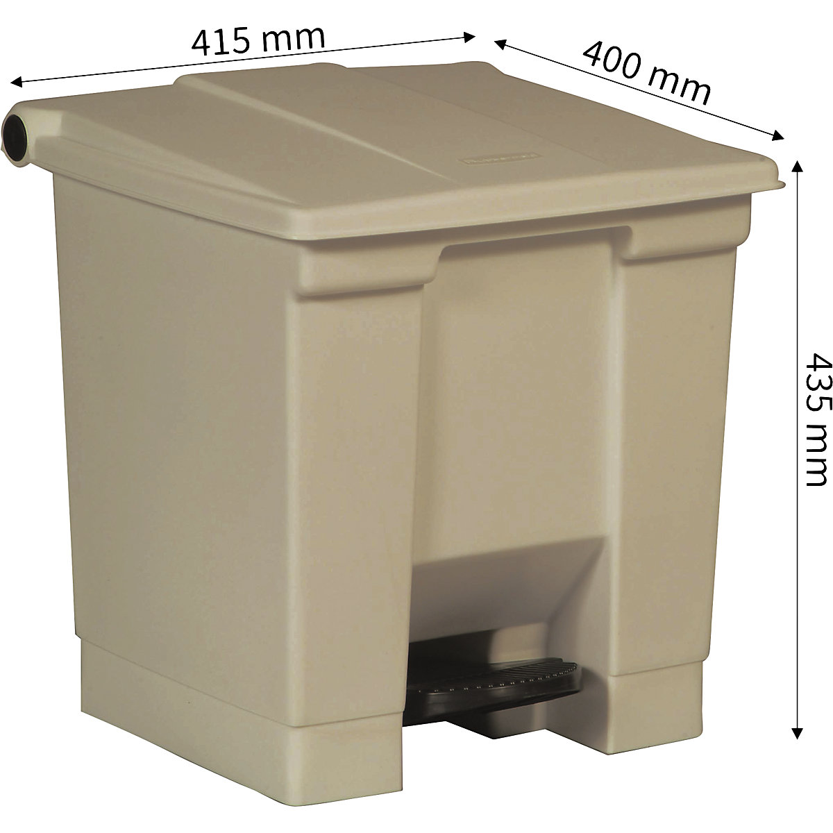 Coș de gunoi cu pedală, industrie – Rubbermaid (Imagine produs 10)-9
