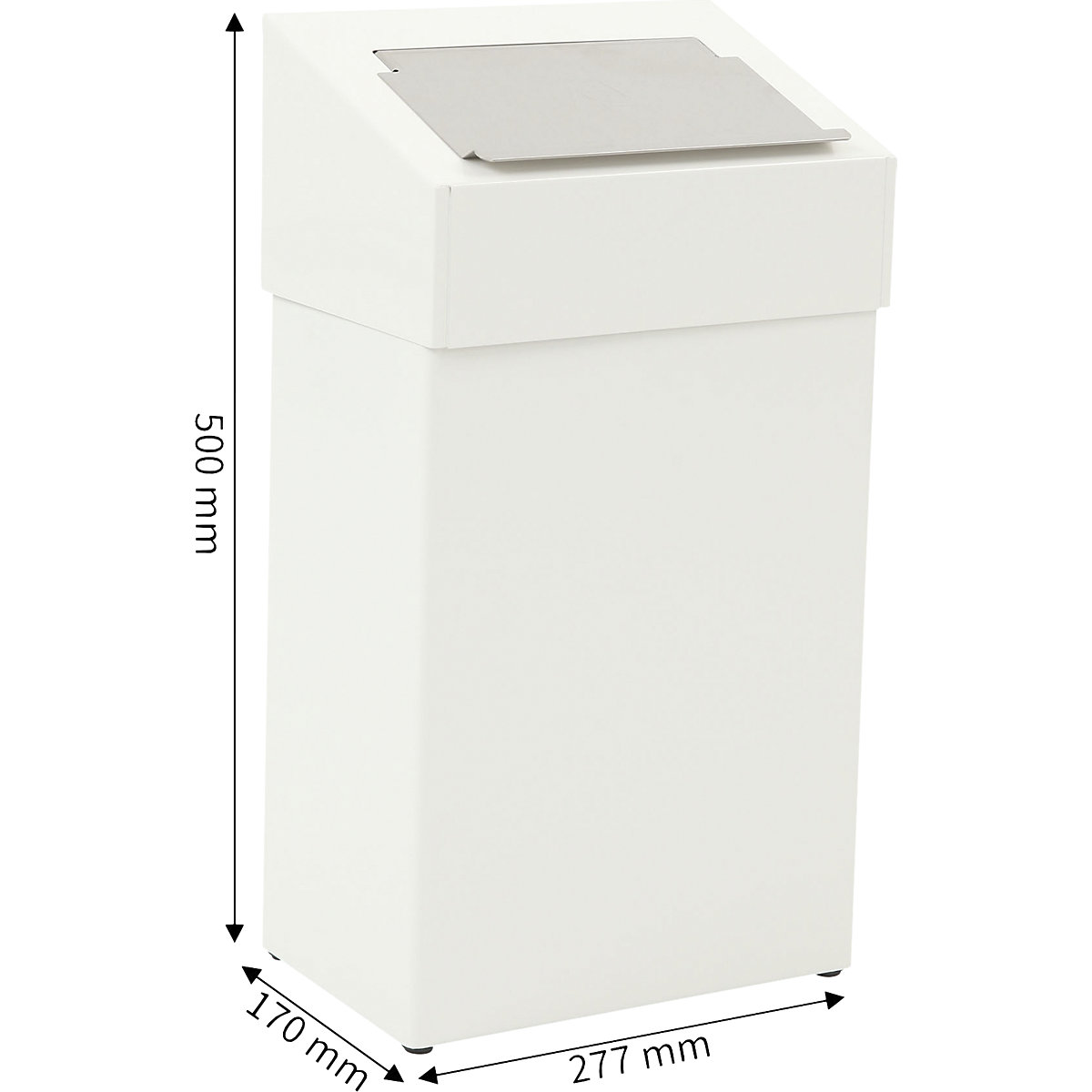 Colector de deșeuri cu capac opac (Imagine produs 2)-1