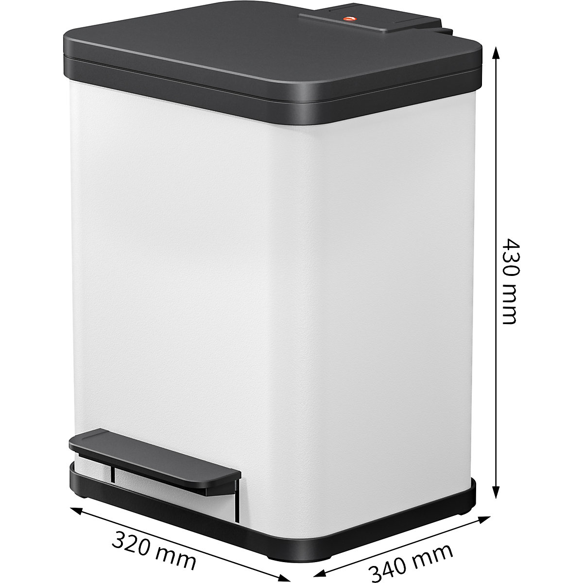 Colector ecologic de deșeuri, cu pedală – Hailo (Imagine produs 5)-4