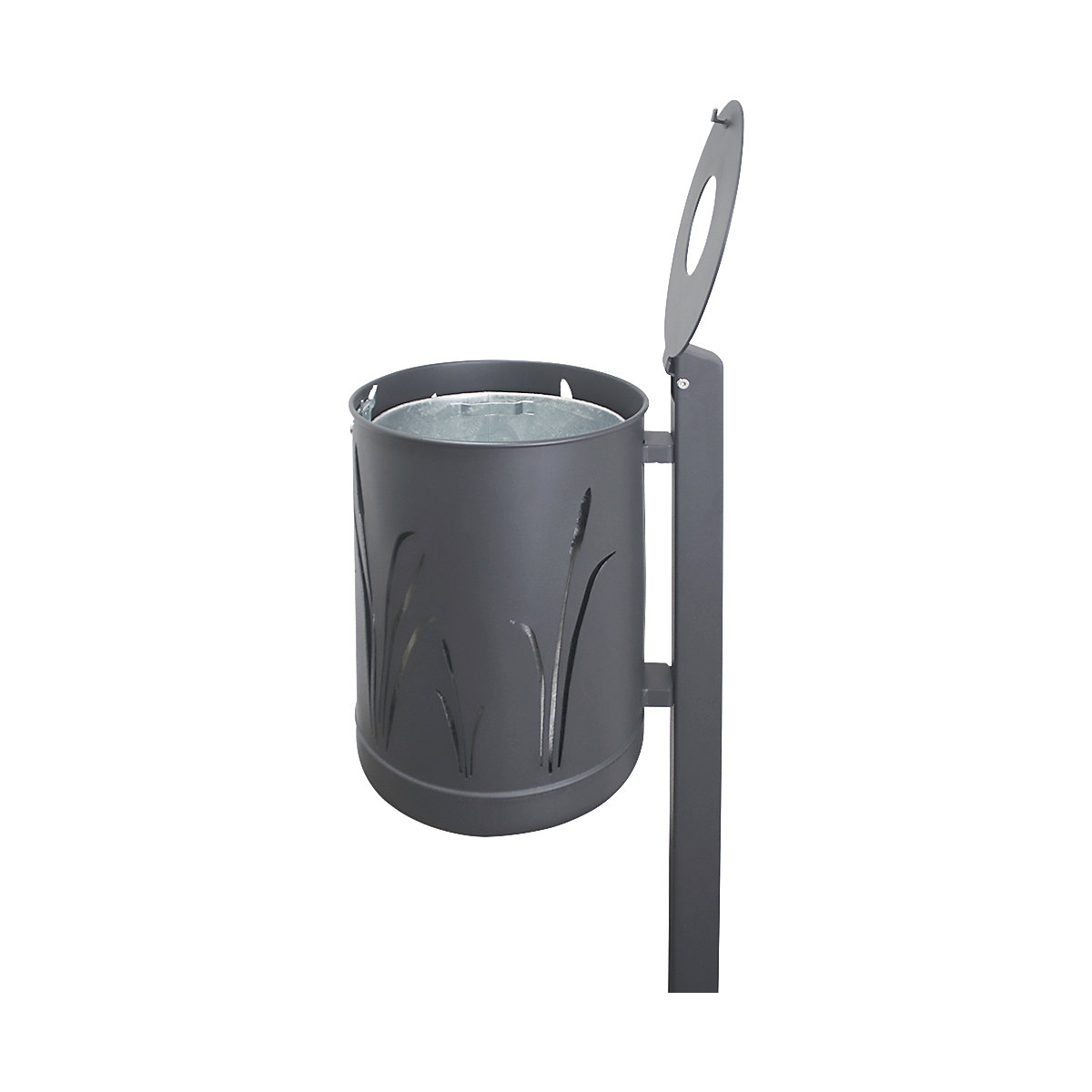 Coș de gunoi pentru exterior, 50 l (Imagine produs 2)-1