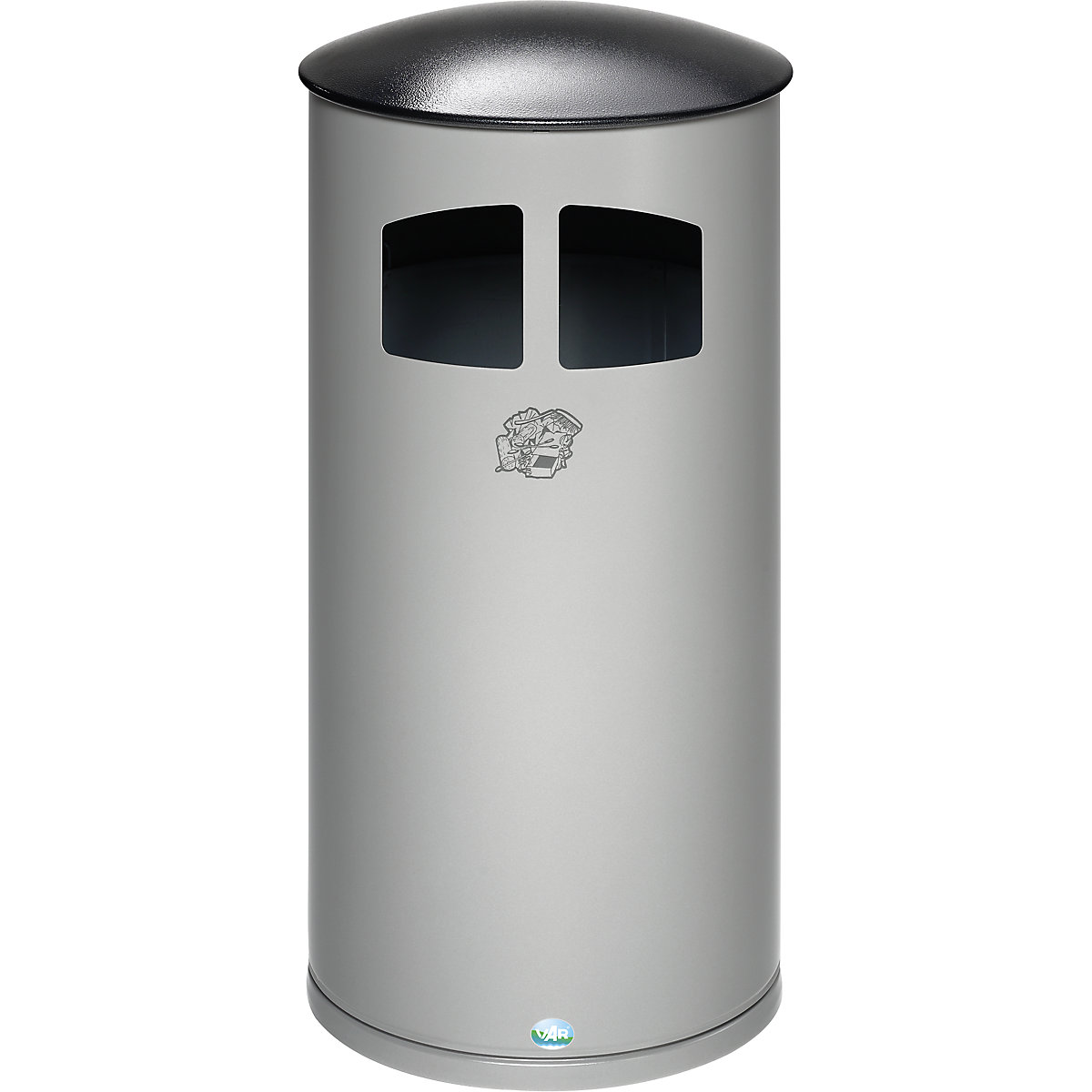 Colector de deșeuri pentru exterior, 75 l – VAR