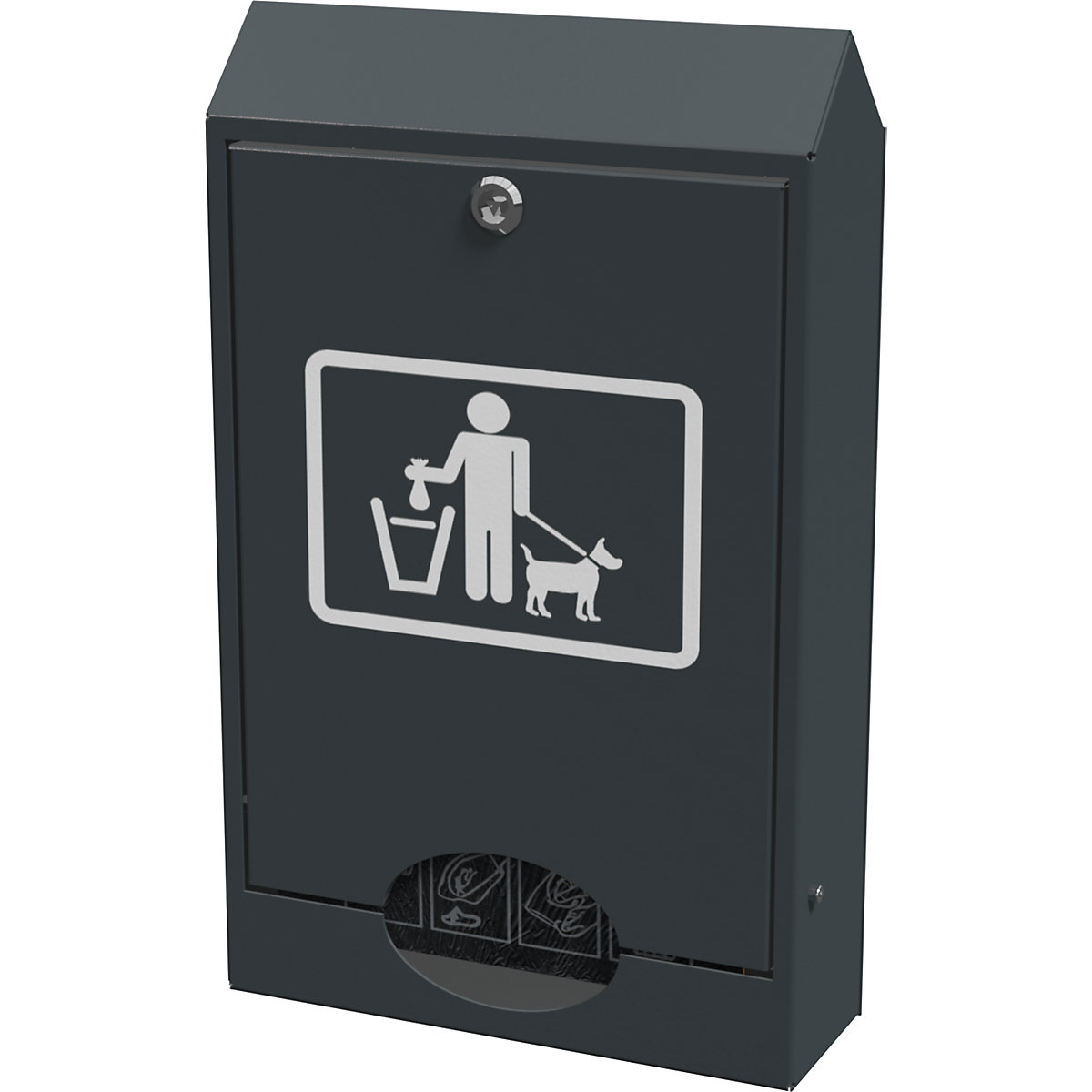 Dispenser pungi pentru excremente canine