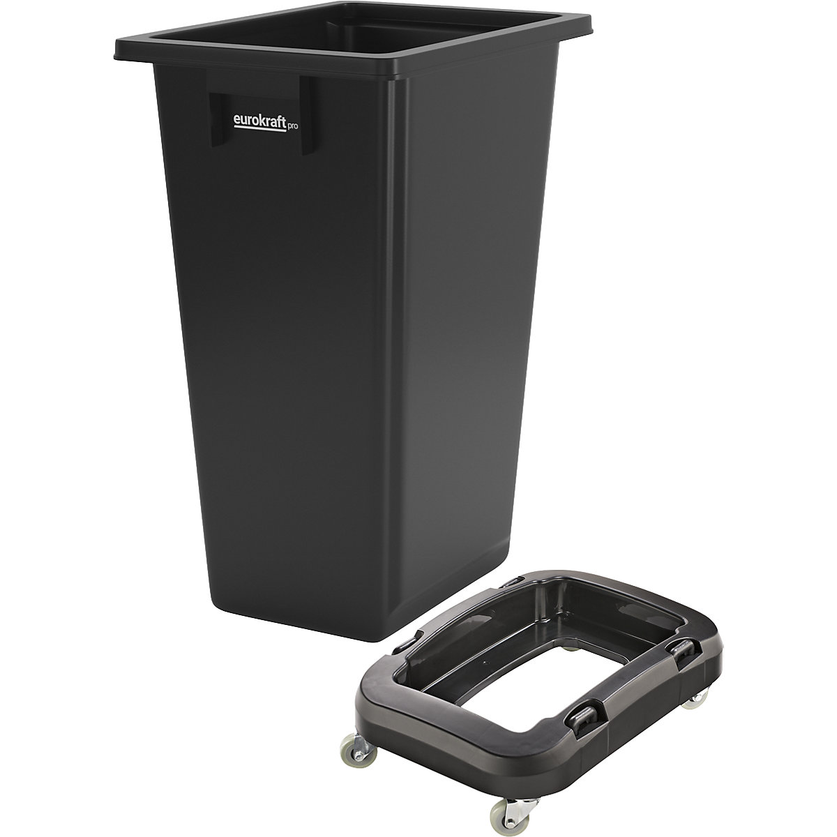 Colector de materiale reciclabile cu cărucior – eurokraft pro (Imagine produs 2)-1