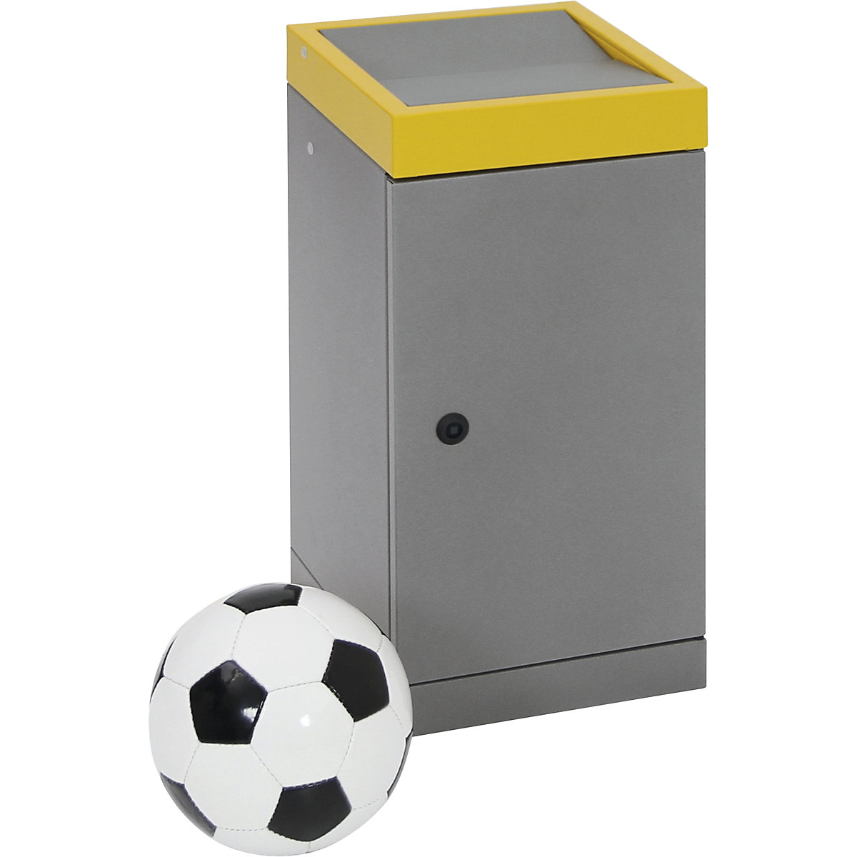 Recipient pentru colectarea materialelor reciclabile, cu ușă batantă (Imagine produs 8)-7