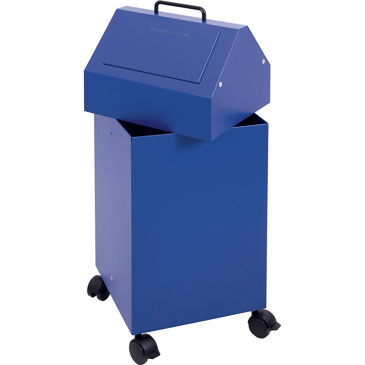 Recipient pentru materiale reciclabile, cu clapetă (Imagine produs 4)-3