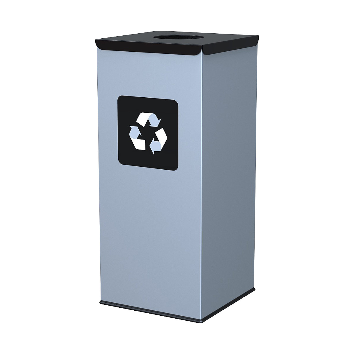 Recipient pentru sortarea deșeurilor reciclabile, pătrat