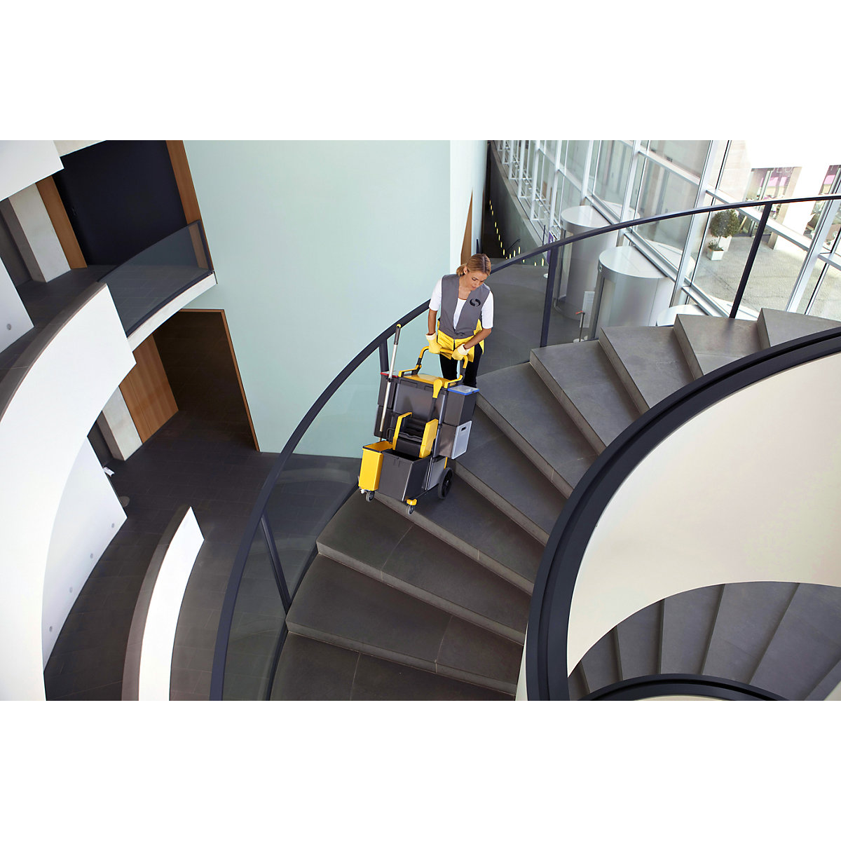 Cărucior de curățenie SHOPSTER TREPPE SPRINT – Vermop (Imagine produs 4)-3