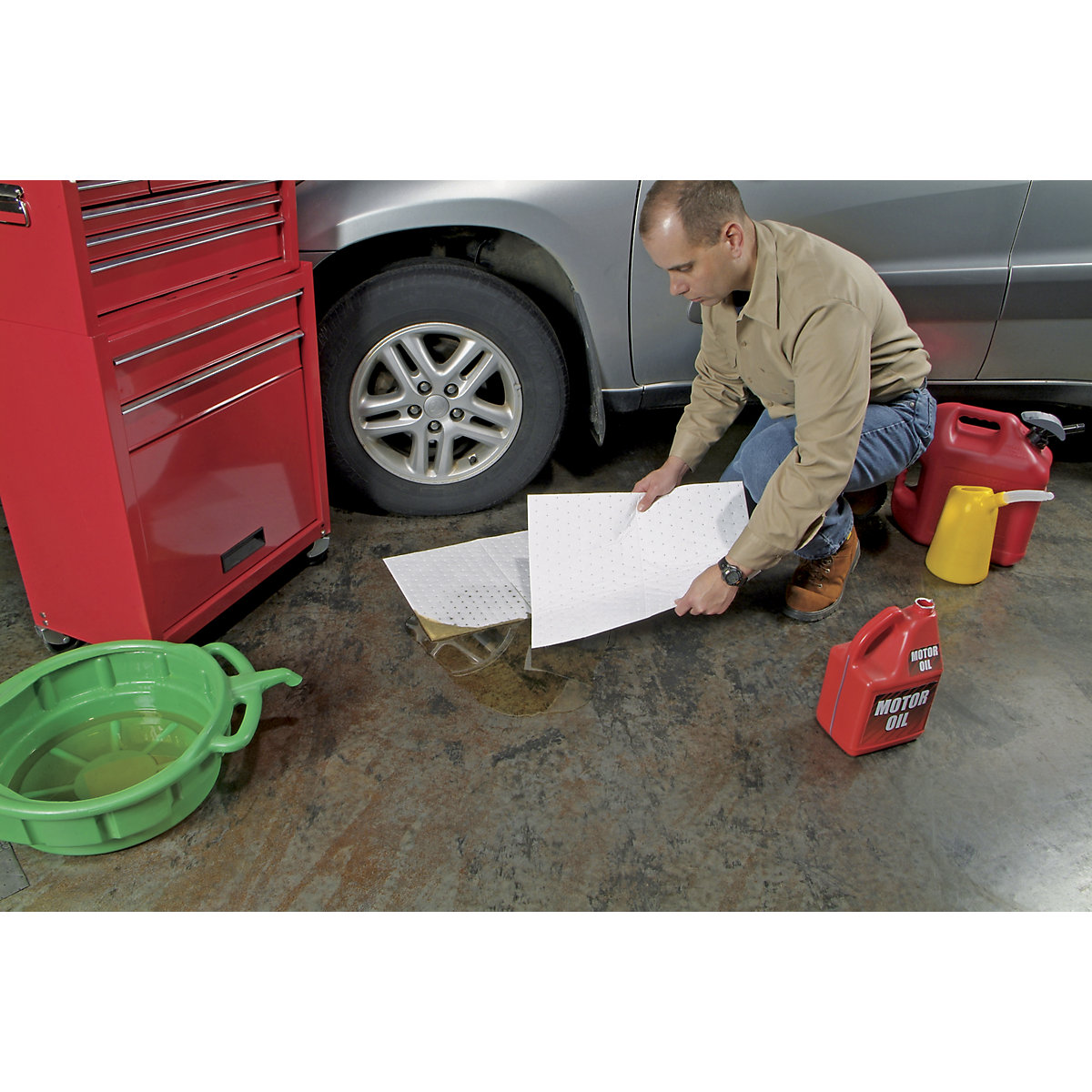 Tapete de velo absorvente Oil-Only – PIG (Imagem do produto 2)-1