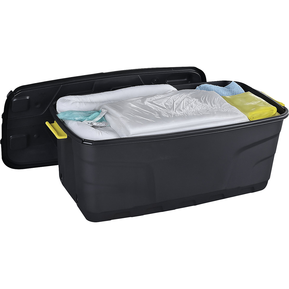 Kit de emergência para derrames em mala com rodas – eurokraft basic (Imagem do produto 3)-2