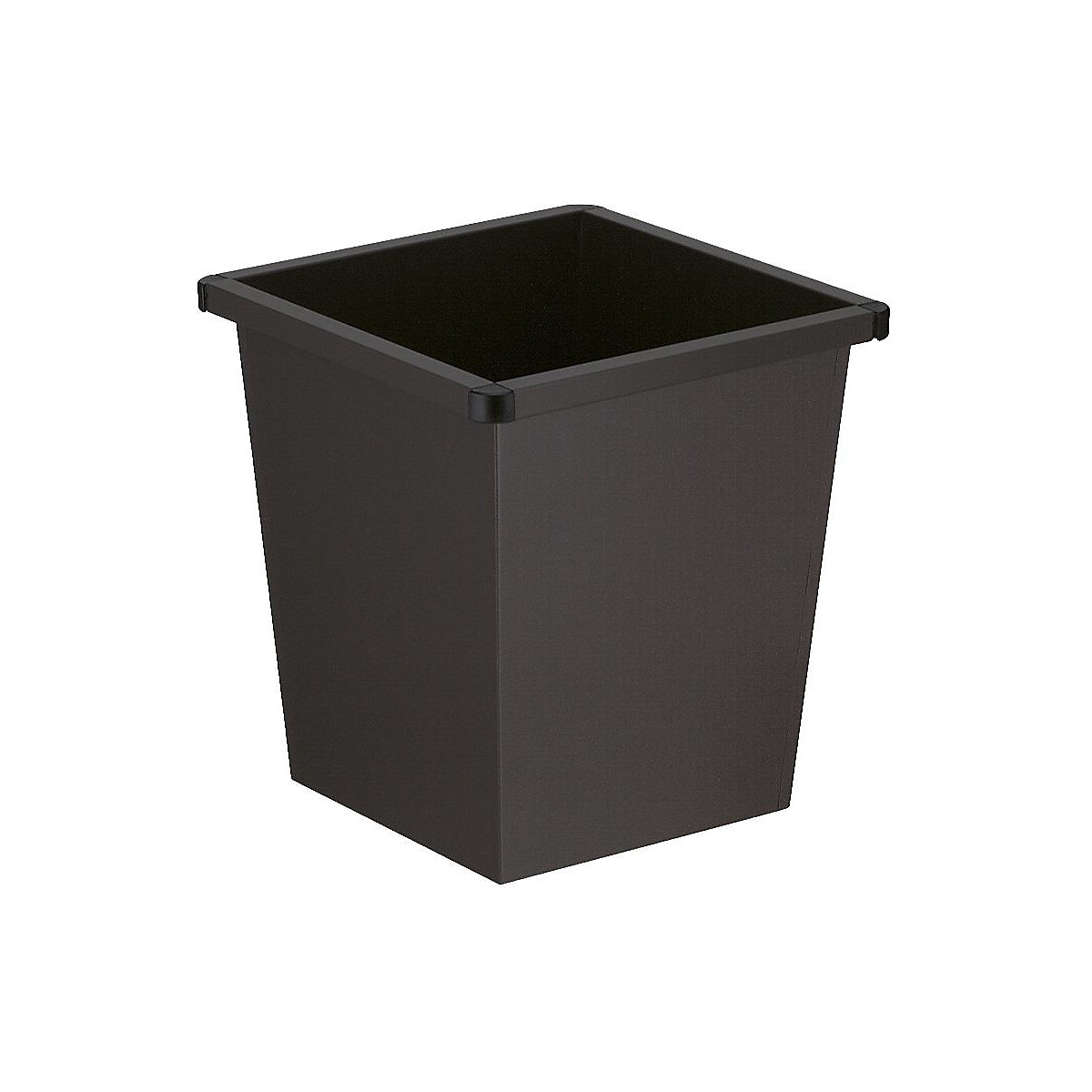 Cesto de papéis em aço, cónico