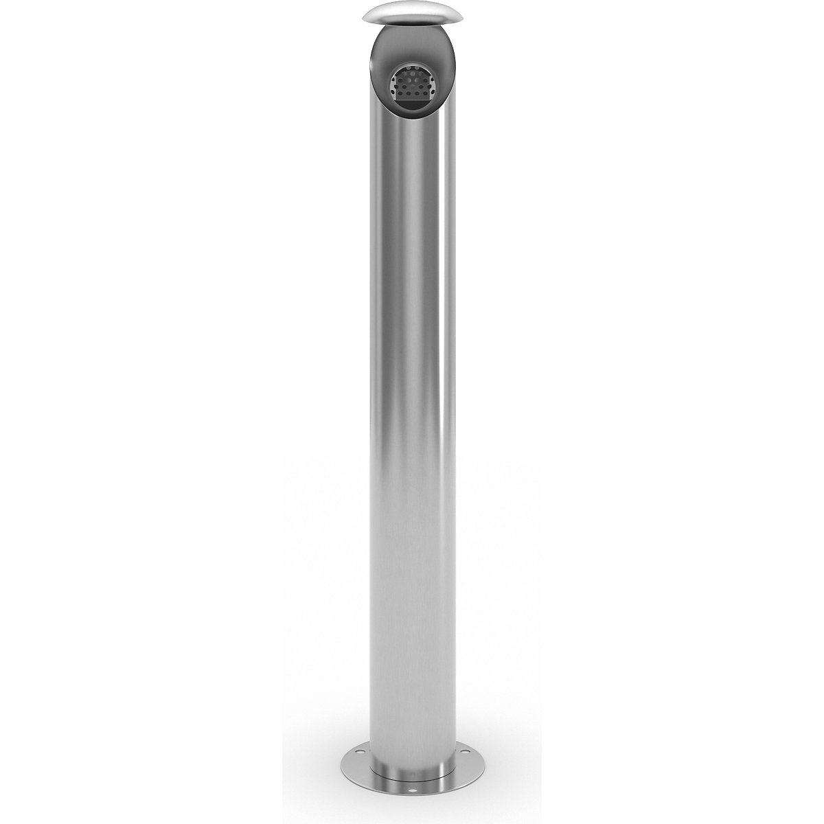 Cinzeiro de pé em aço inoxidável, com fechadura – VAR (Imagem do produto 4)-3