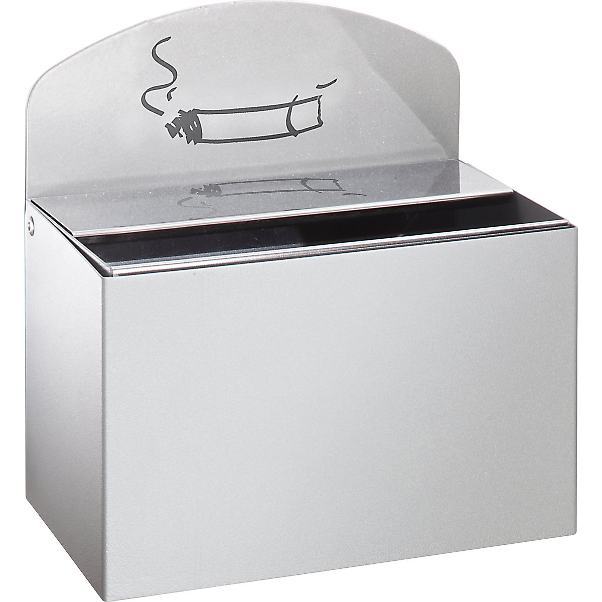 Cinzeiro de parede com placa de aviso – VAR