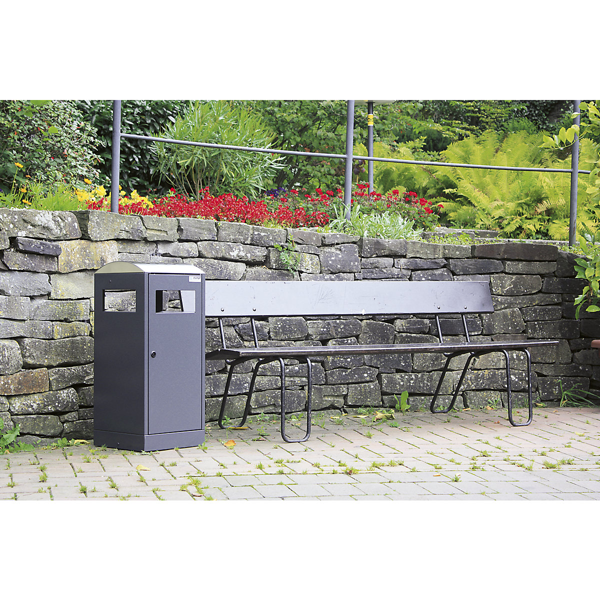 Coletor de lixo com cinzeiro (Imagem do produto 3)-2