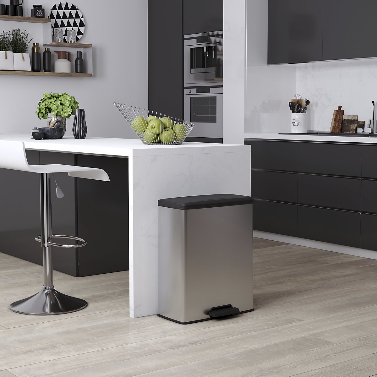 Balde do lixo com pedal Slim (Imagem do produto 5)-4