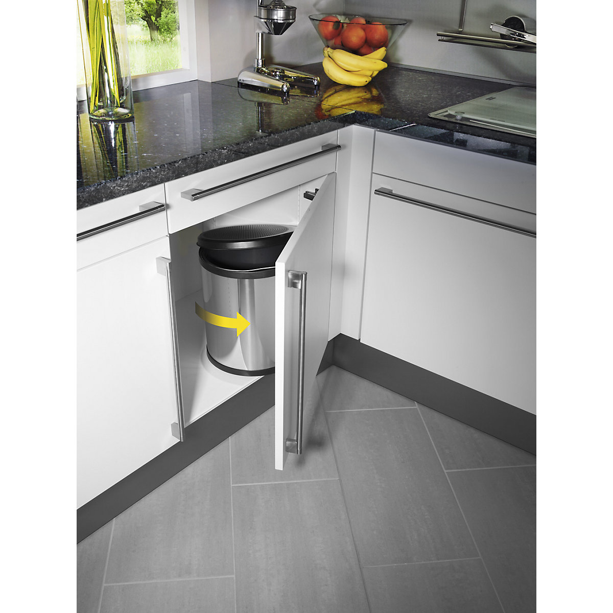 Balde do lixo embutido Compact-Box M – Hailo (Imagem do produto 5)-4