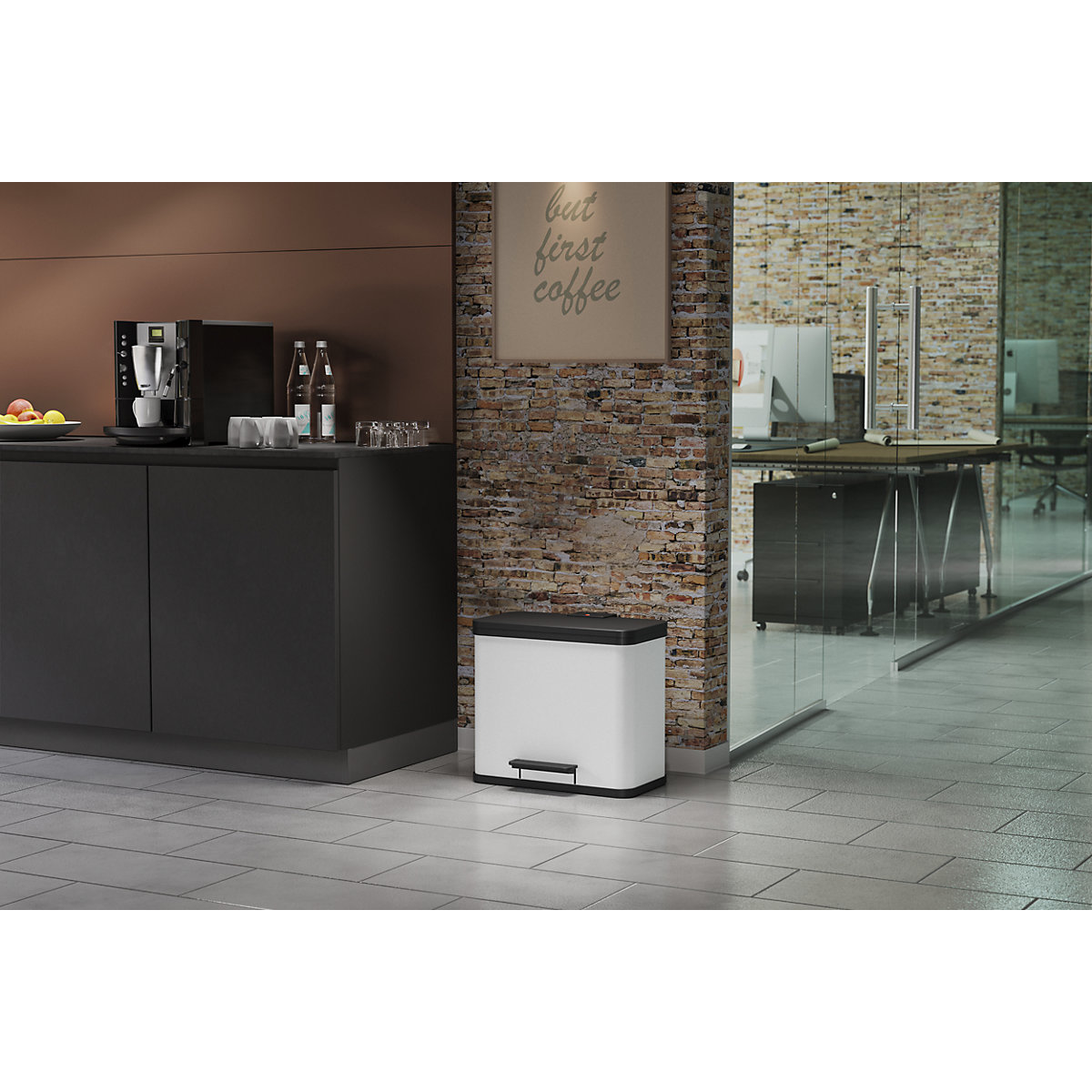 Coletor de lixo com pedal Öko – Hailo (Imagem do produto 5)-4