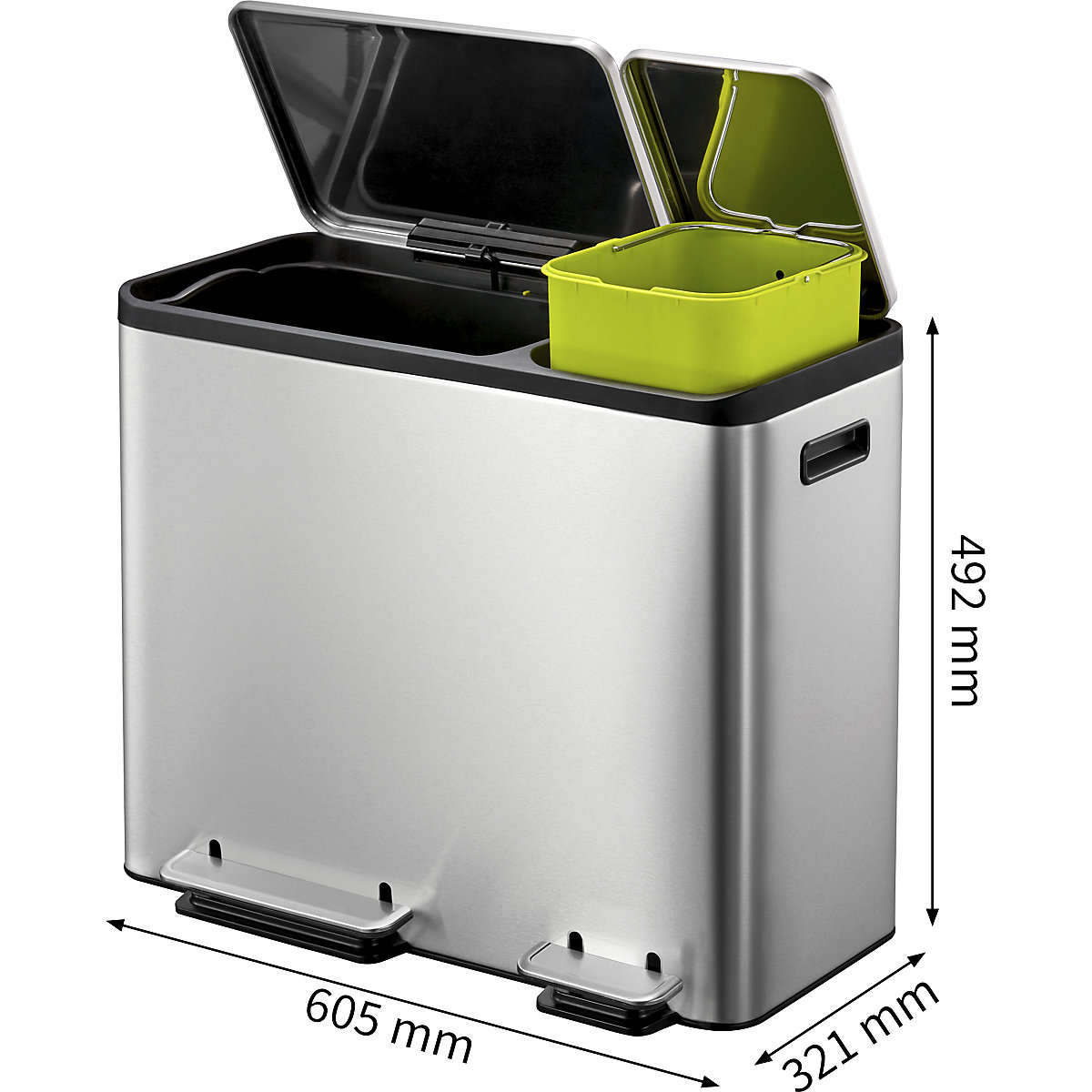 Coletor de lixo com pedal – EKO (Imagem do produto 3)-2