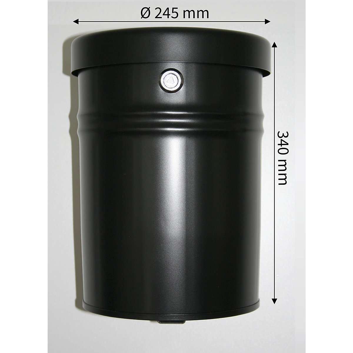 Recipiente de lixo de parede, fechável à chave (Imagem do produto 3)-2