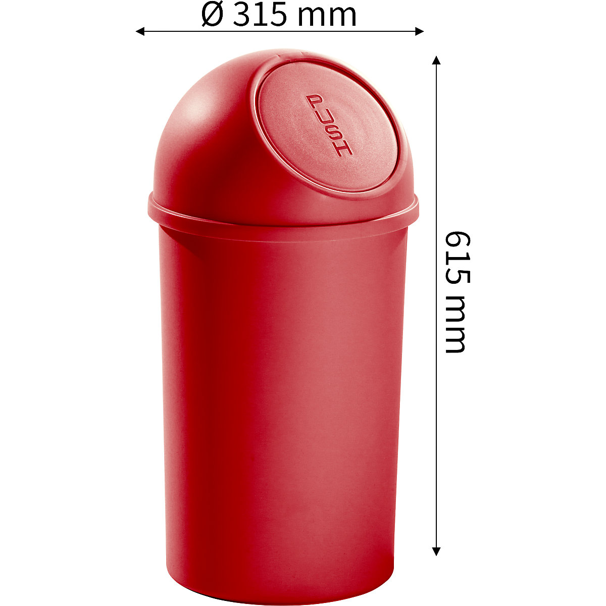 Recipiente do lixo Push – helit (Imagem do produto 3)-2