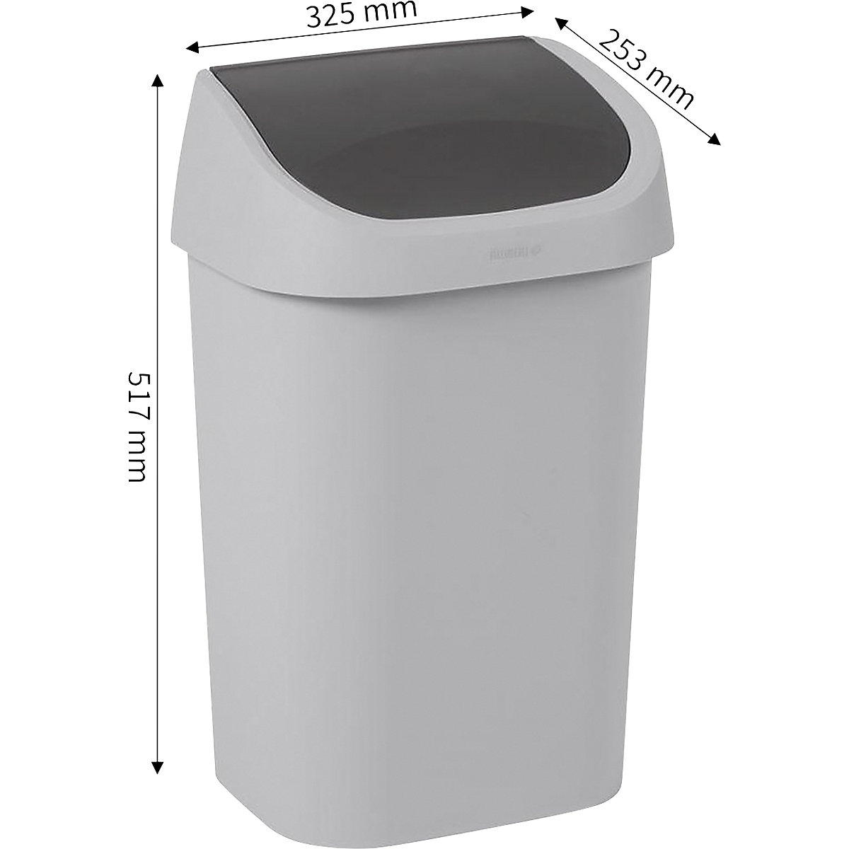 Recipiente do lixo com tampa oscilante (Imagem do produto 2)-1