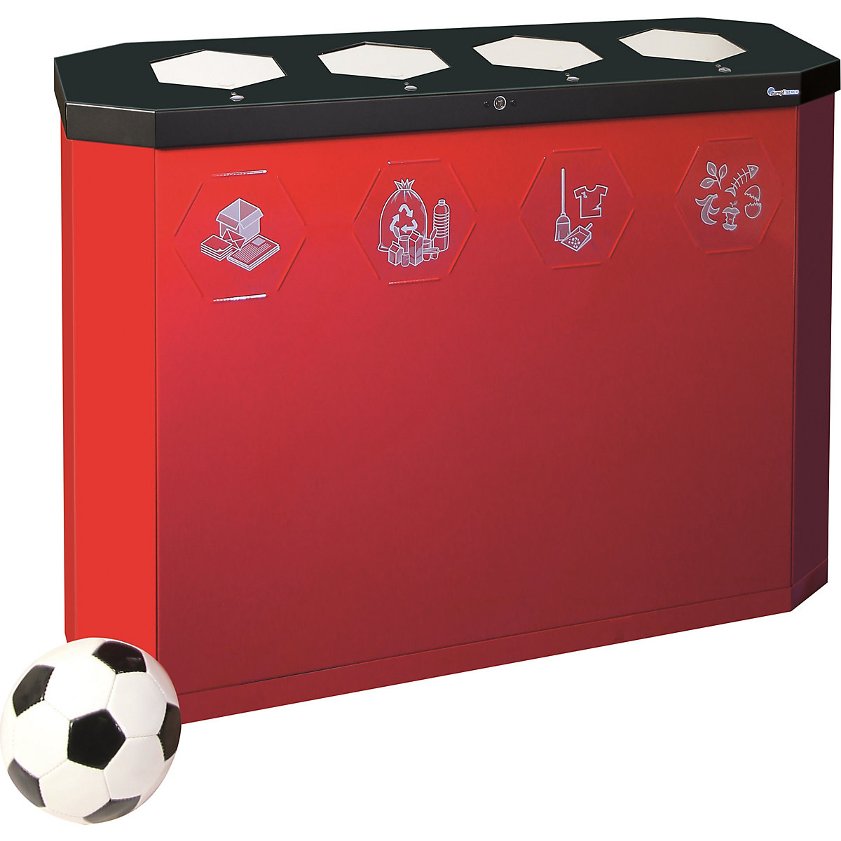 Coletor de materiais recicláveis Sixco swing (Imagem do produto 5)-4