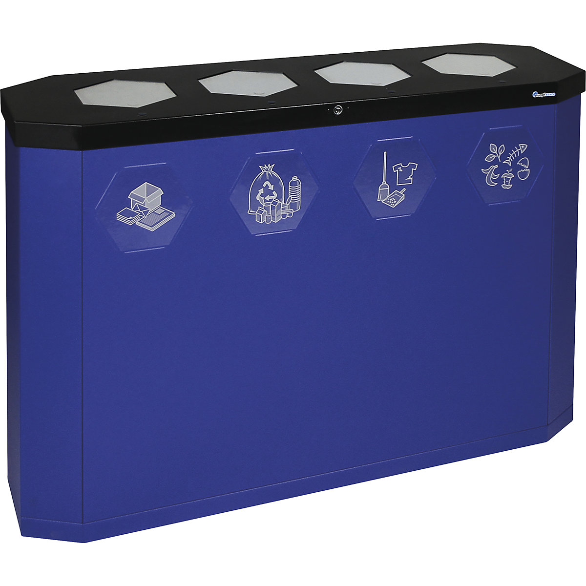 Coletor de materiais recicláveis Sixco touchless