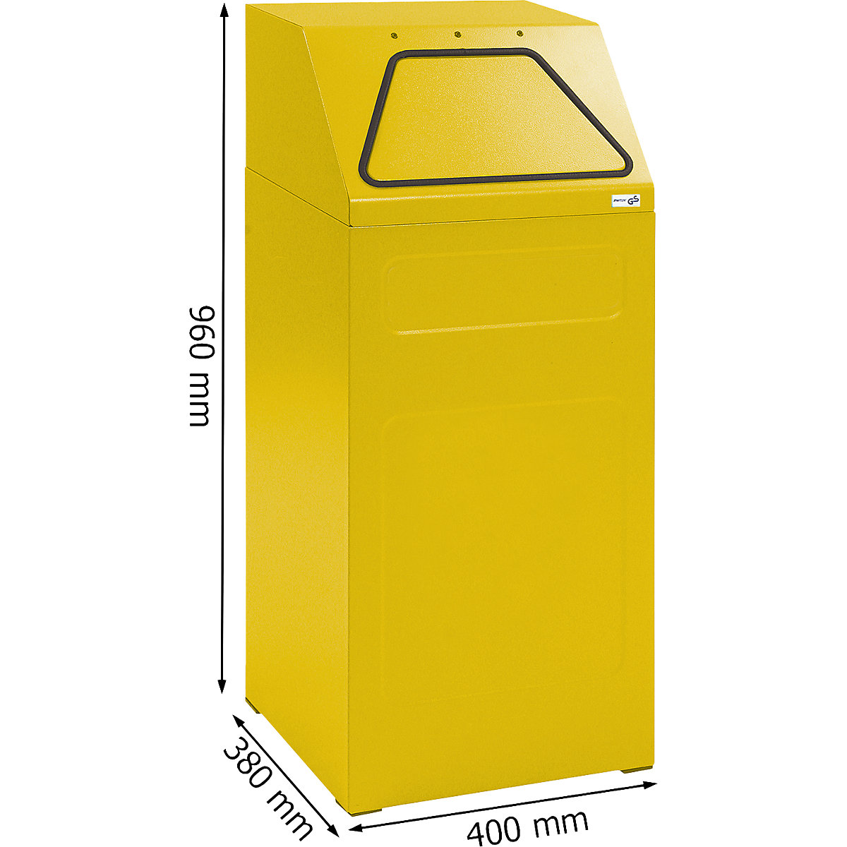 Coletor de materiais recicláveis, ignífugo (Imagem do produto 4)-3