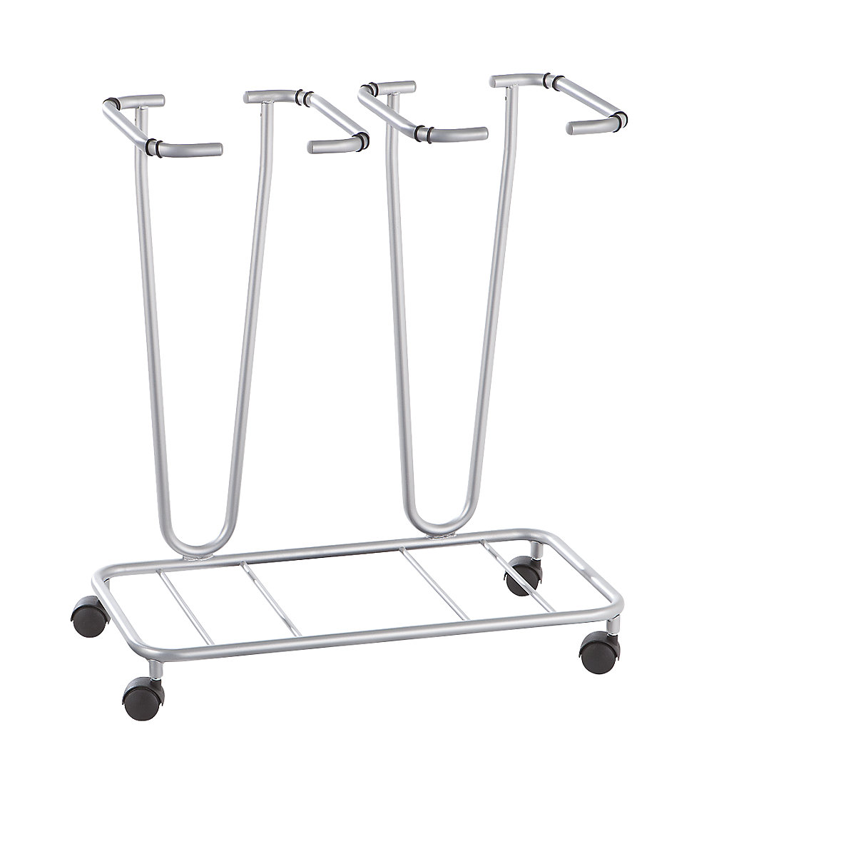 Suporte para sacos do lixo para materiais recicláveis sem tampa