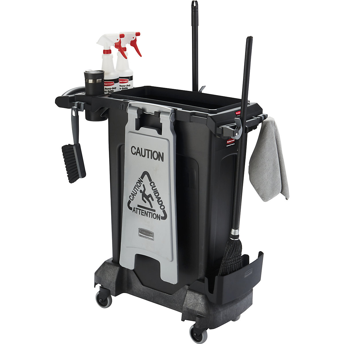 Carrinho de limpeza, conjunto Rim-Caddy SLIM JIM® - Rubbermaid