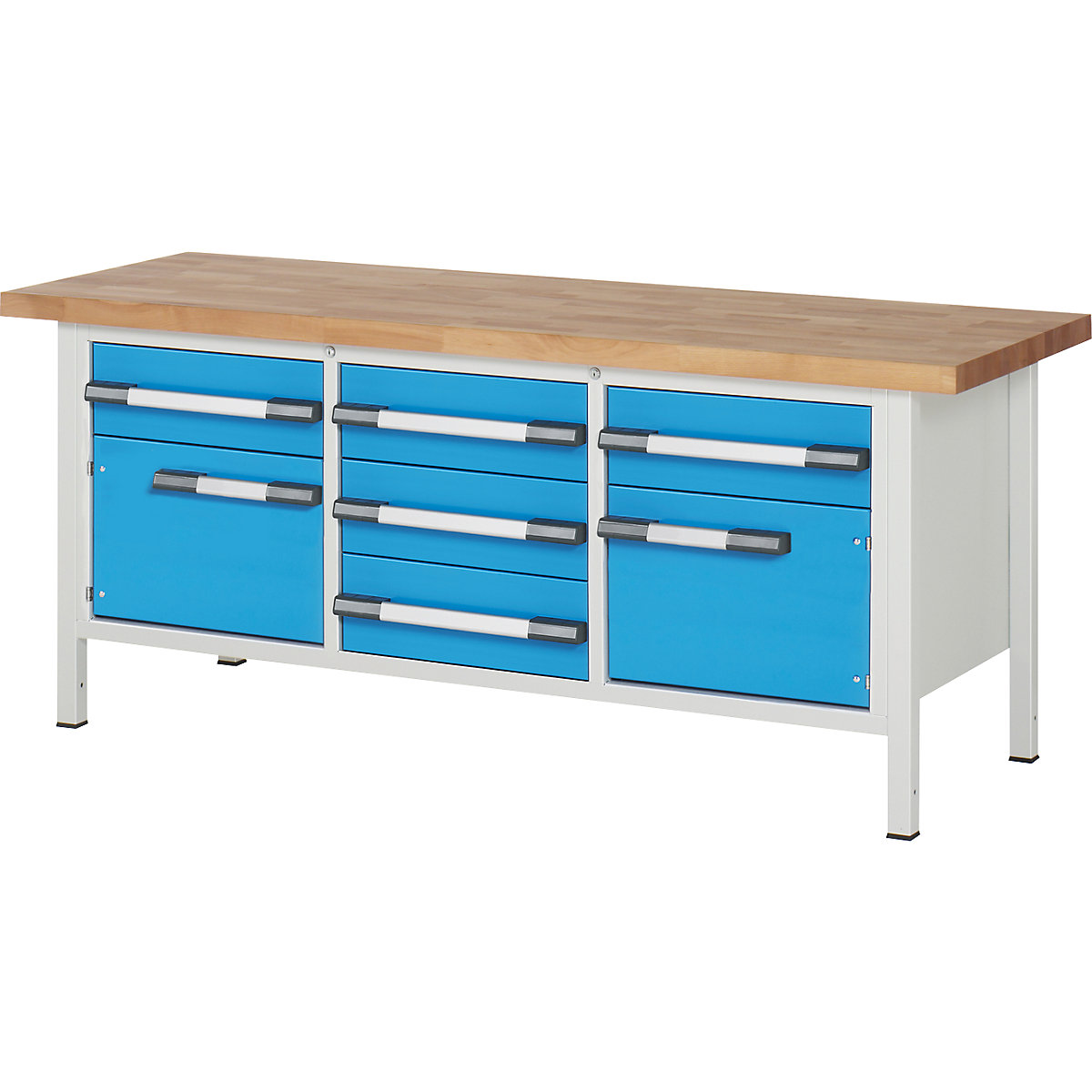 Banc de lucru, cu cadru Serie 8000 – eurokraft pro