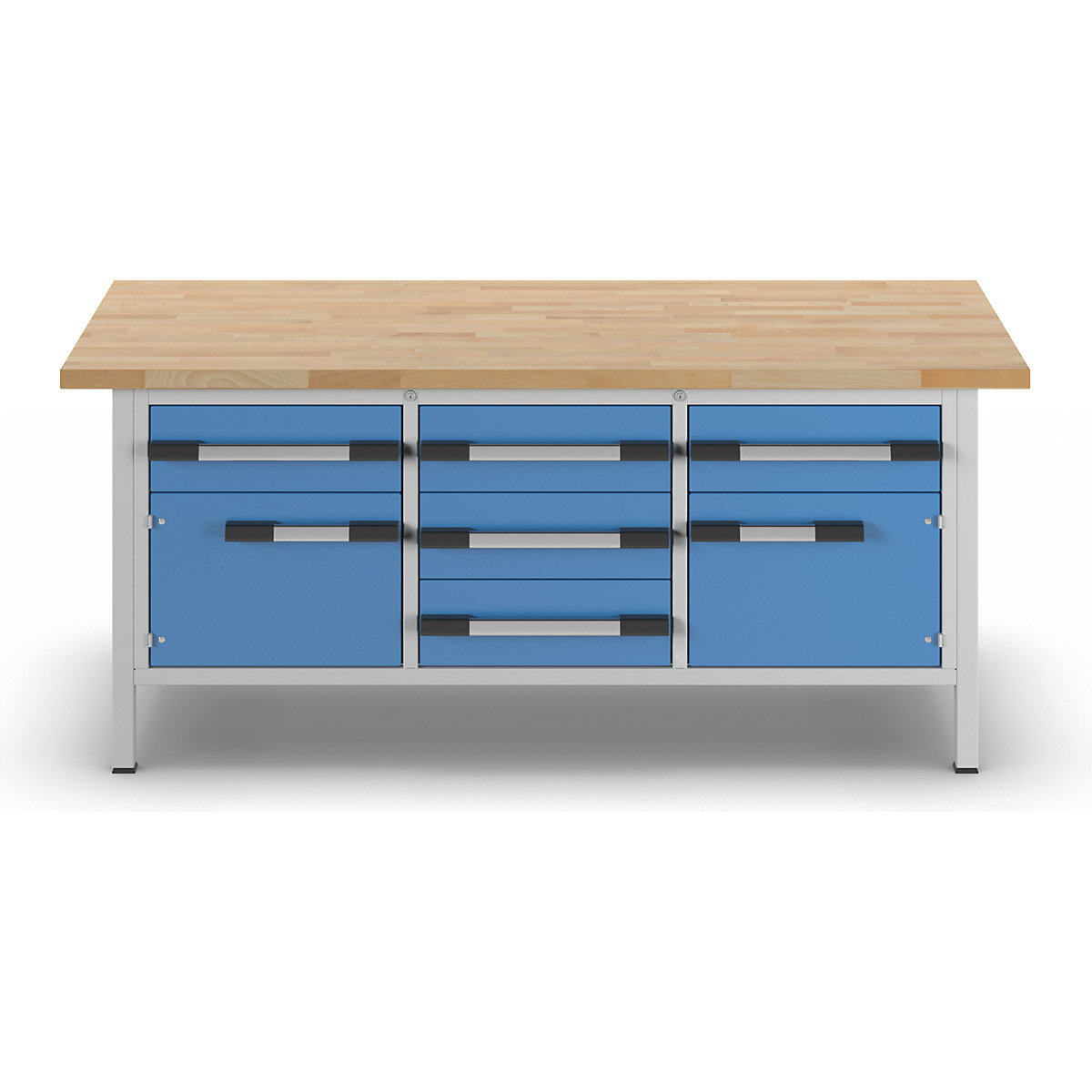 Banc de lucru, cu cadru Serie 8000 – eurokraft pro (Imagine produs 4)-3