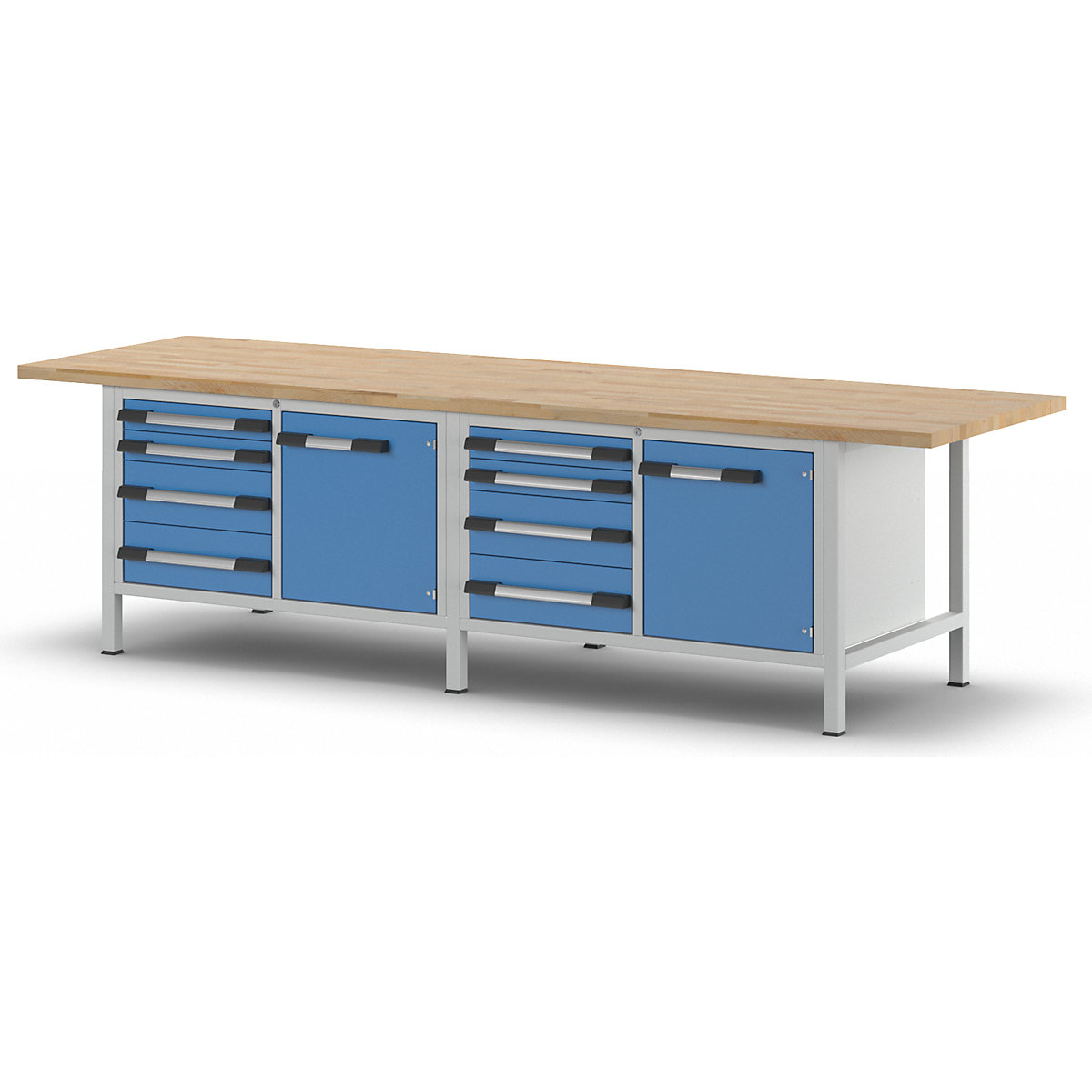Banc de lucru, cu cadru Serie 8000 – eurokraft pro (Imagine produs 7)-6
