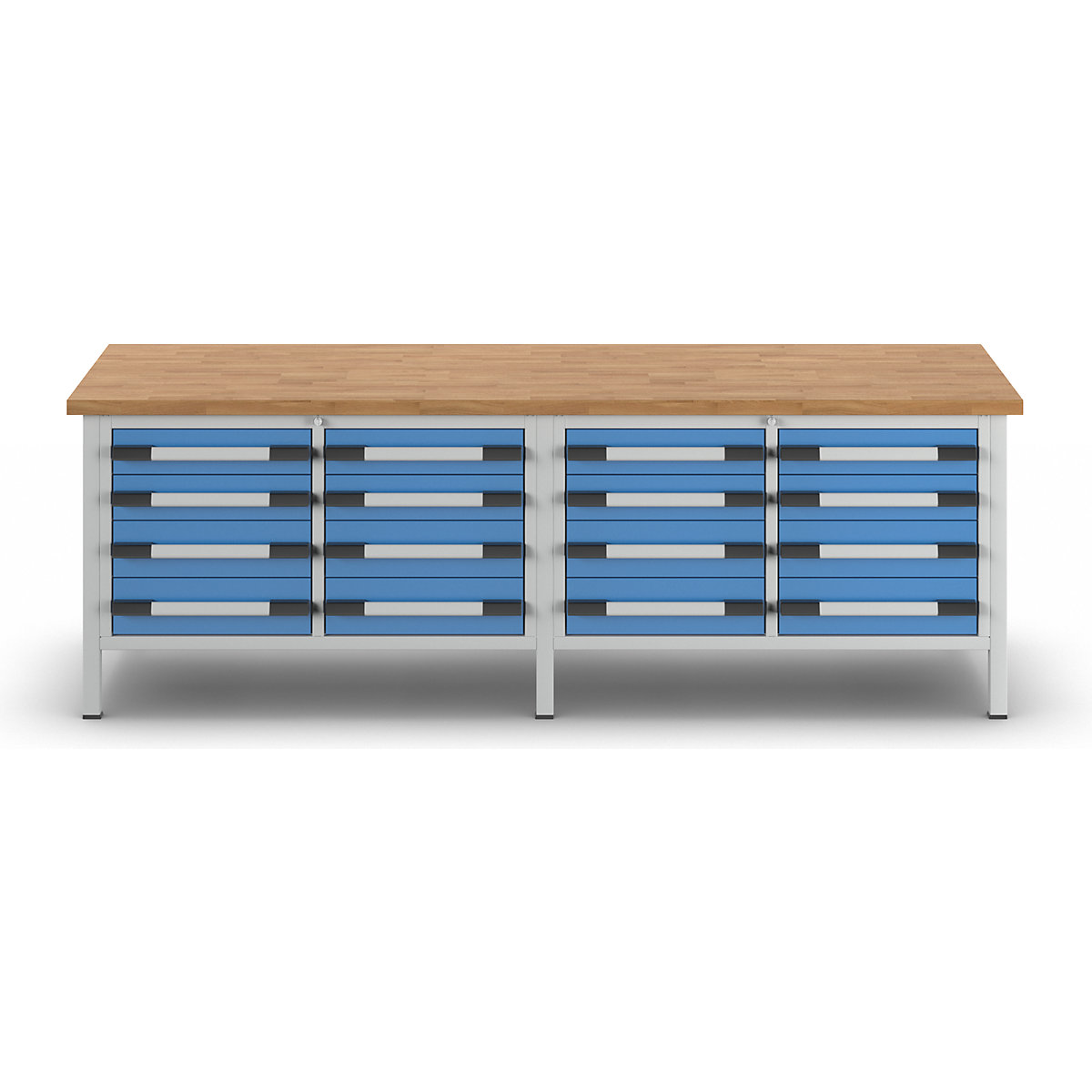 Banc de lucru, cu cadru Serie 8000 – eurokraft pro (Imagine produs 2)-1